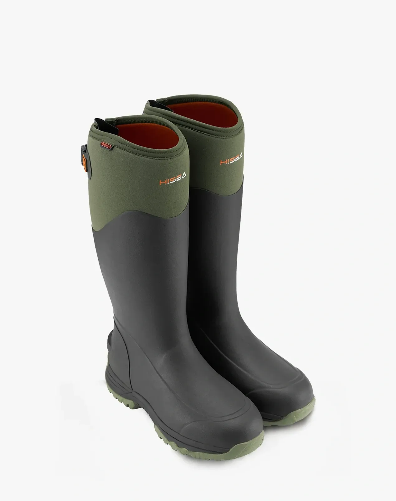 Green Men's Rubber Working Boots with EVA Midsoles for XSX26CP image 5