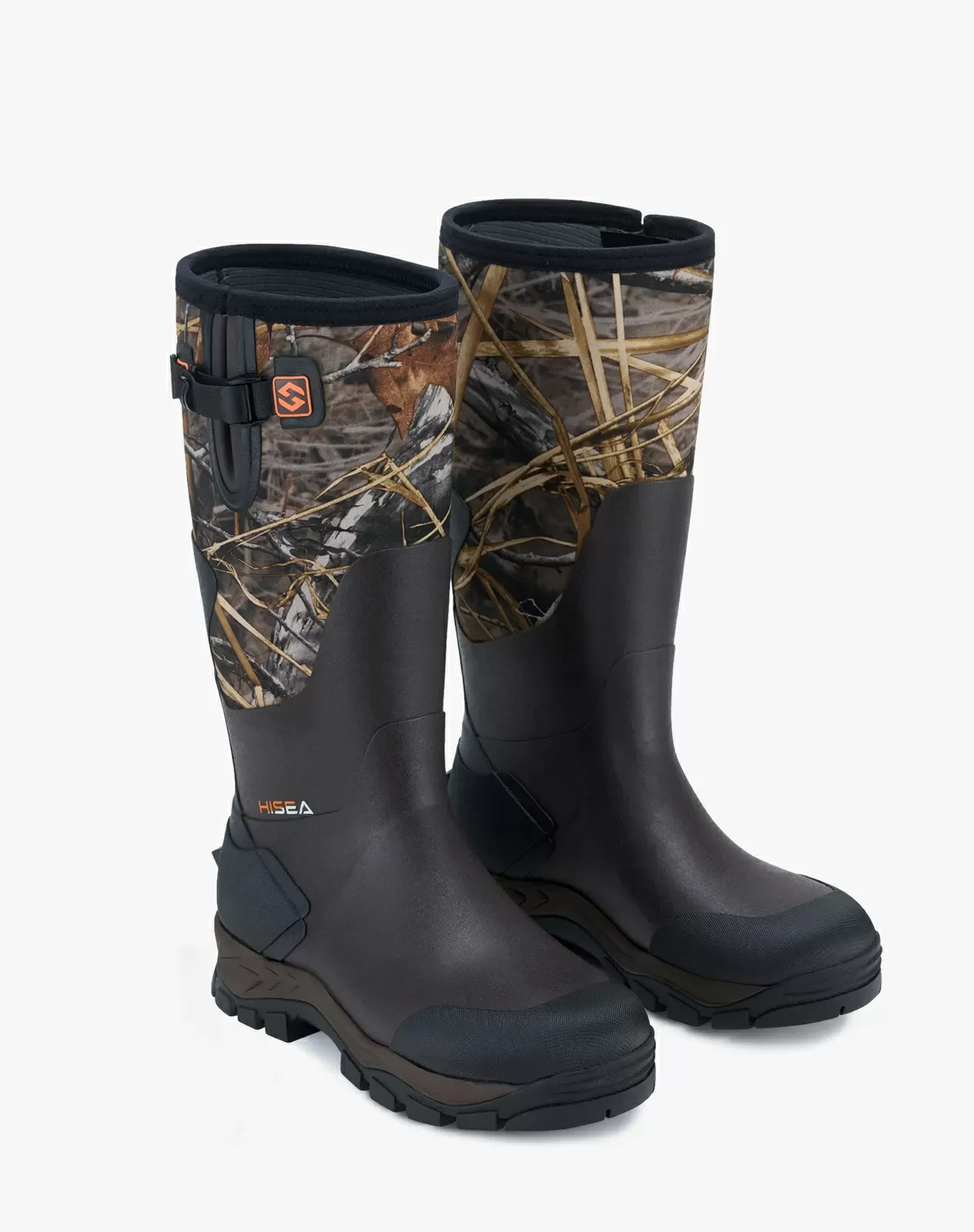 Camo 3 Men's Adjustable Calf Rubber Hunting Boots for XSX31CP image 5