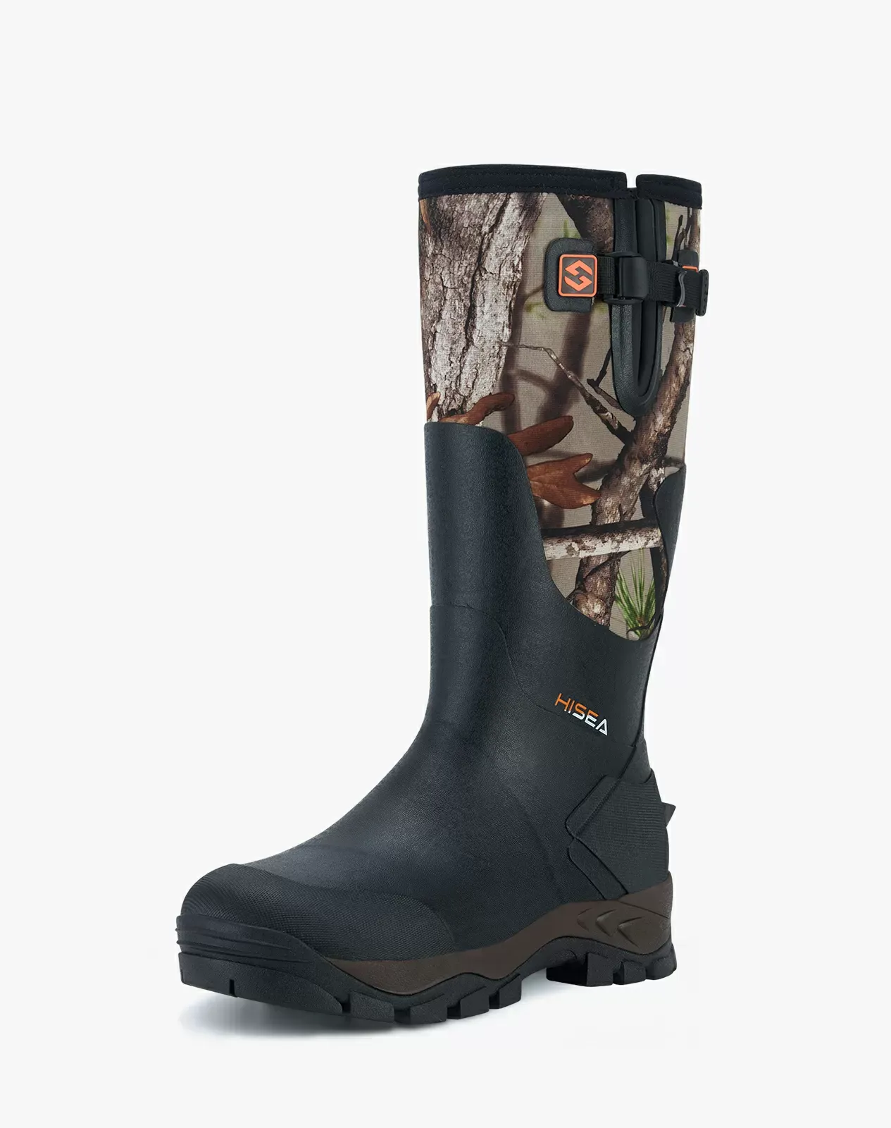 Camo 3 Men's Adjustable Calf Rubber Hunting Boots for XSX31CP image 2