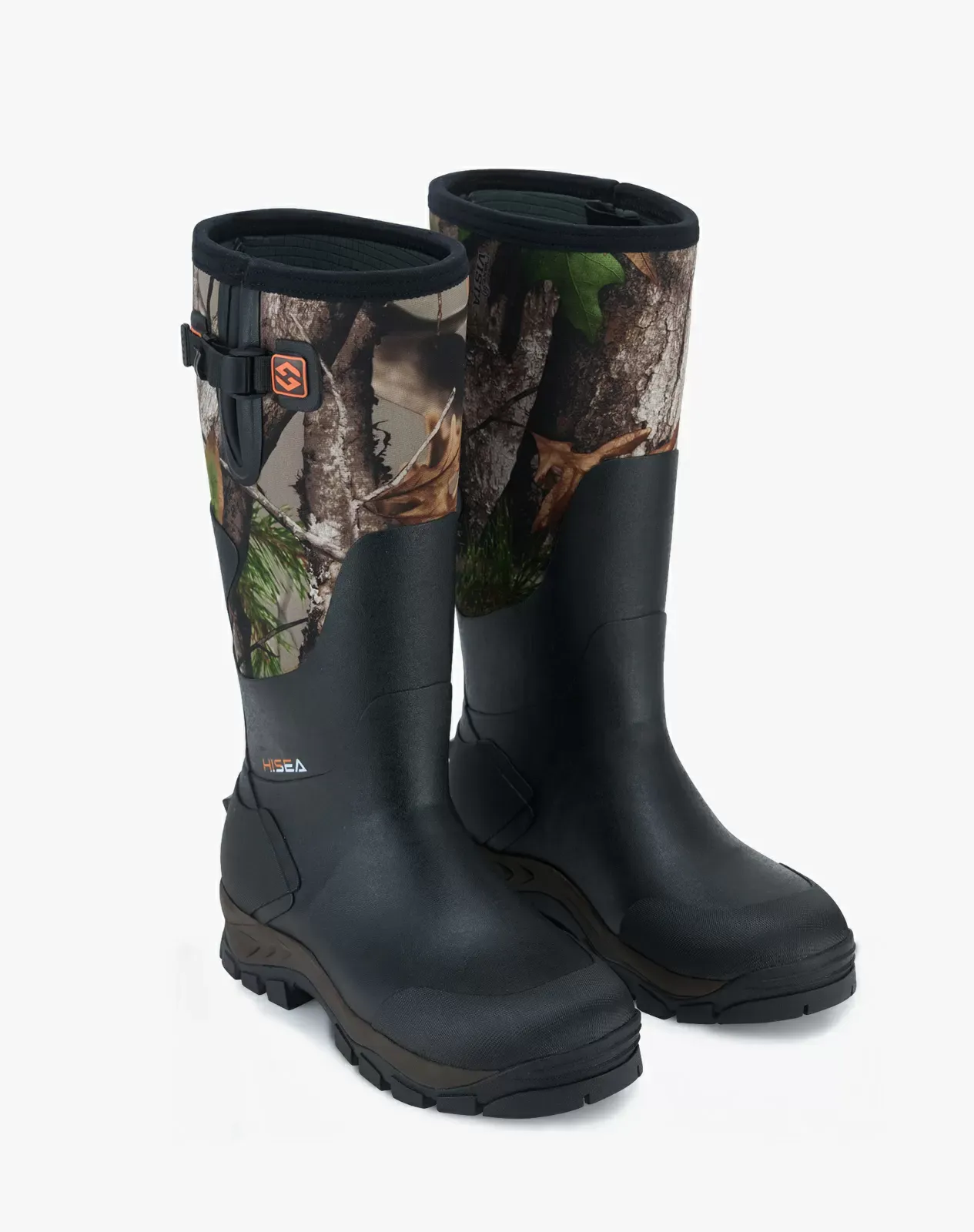 Camo 3 Men's Adjustable Calf Rubber Hunting Boots for XSX31CP image 5