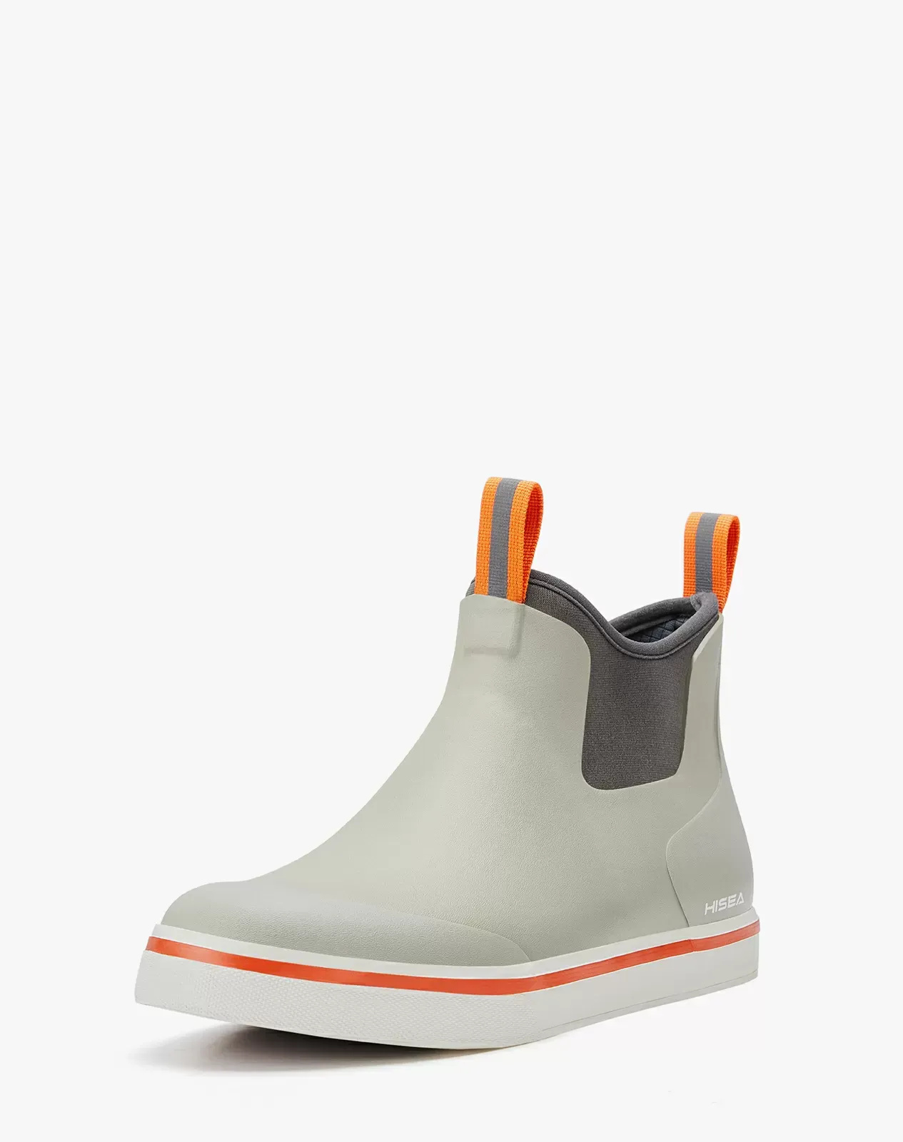 Grey Men's Ankle Deck Boots | HISEA
