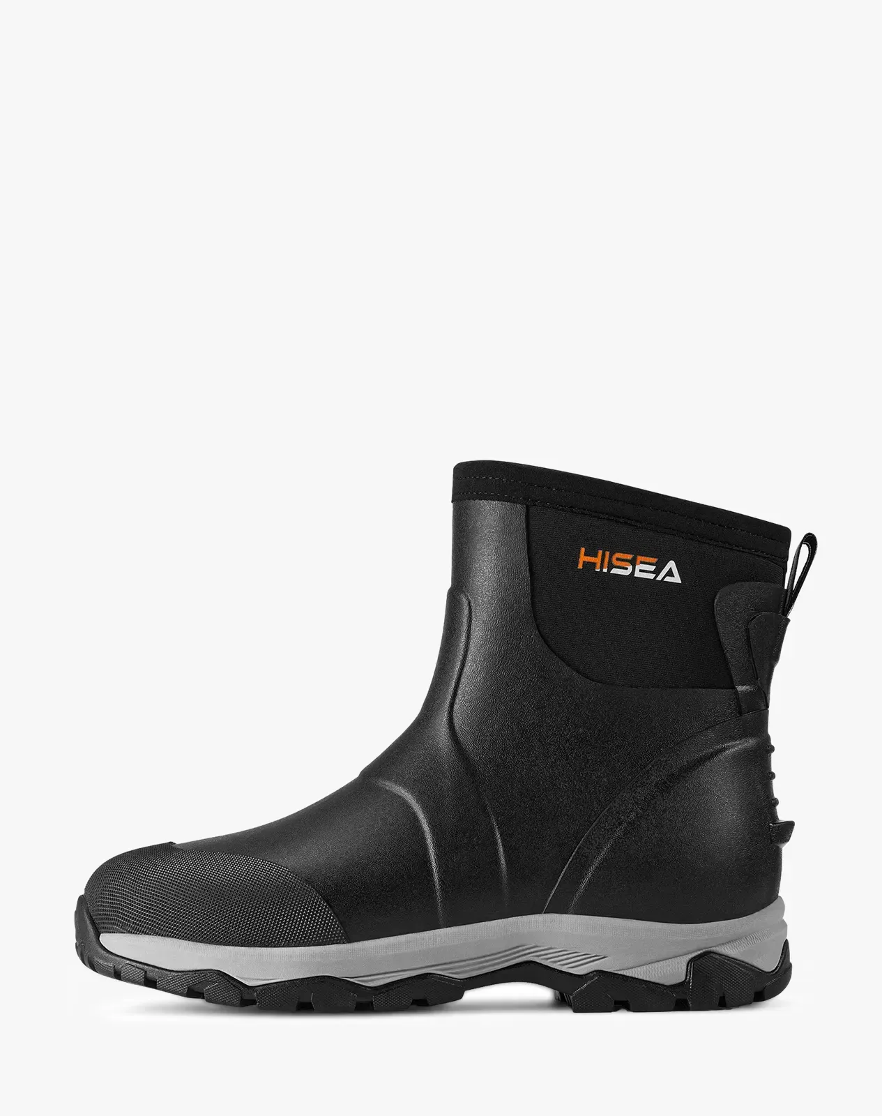 Black Men's Excursion Pro Ankle Rubber Boots for XSX37CP image 1