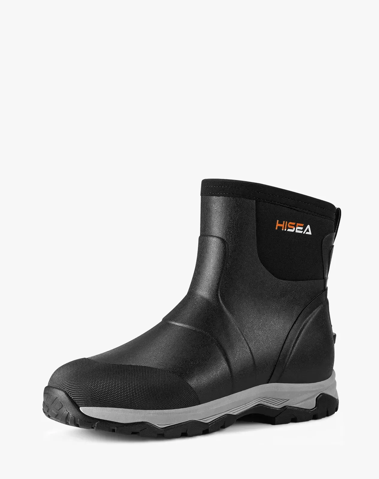 Black Men's Excursion Pro Ankle Rubber Boots for XSX37CP image 2