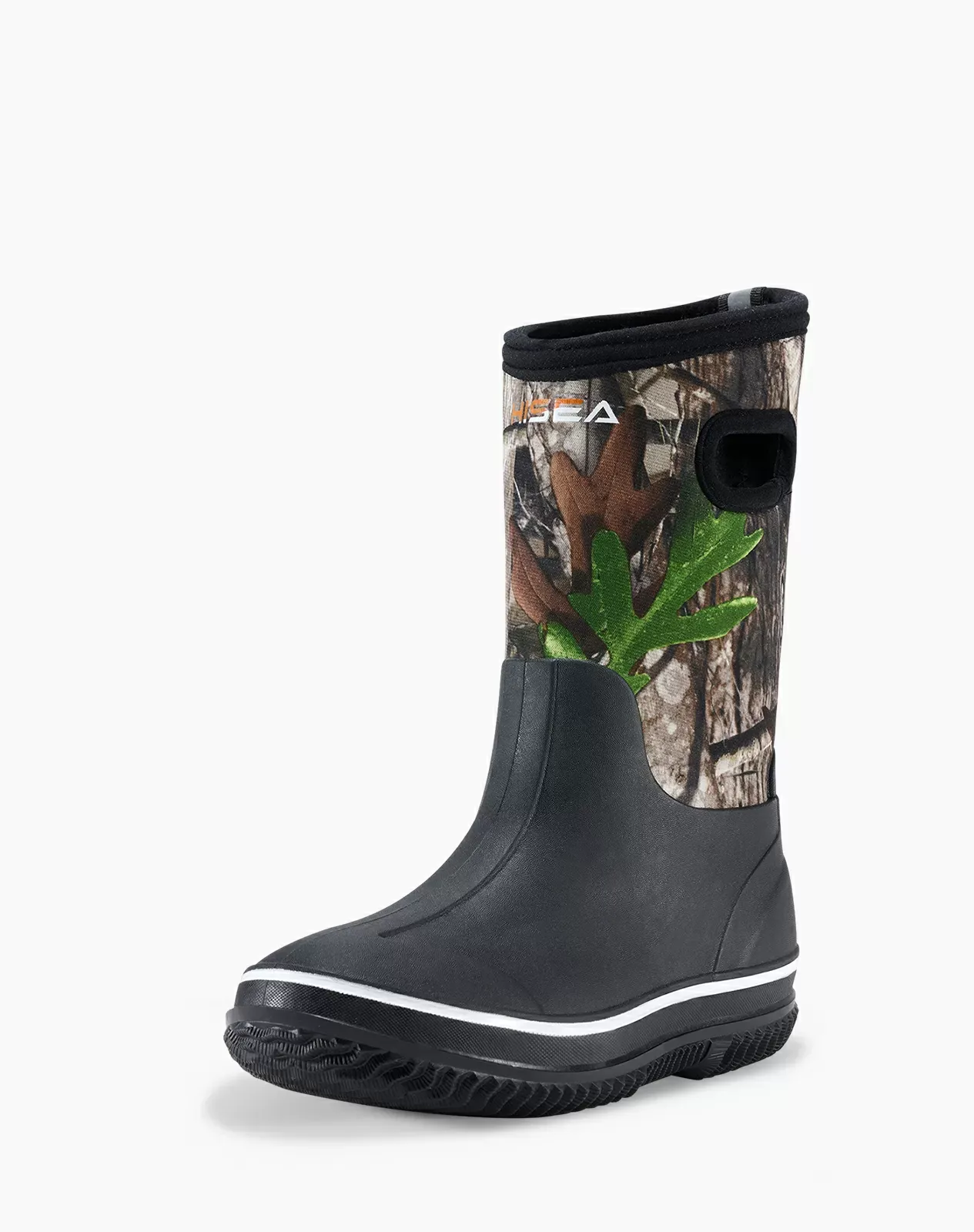 Camo 3 Kid's Seamless Neoprene Rain Boots for XSX42KCP image 2