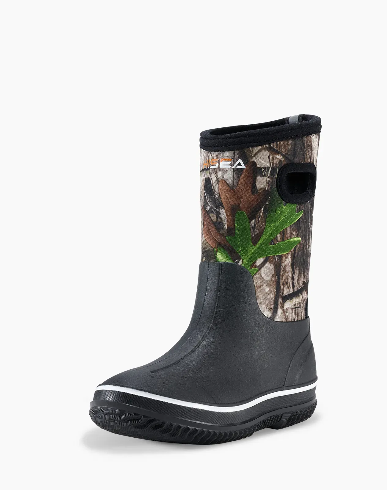 Camo 3 Kids' Seamless Neoprene Rain Boots for XSX42KCP image 2