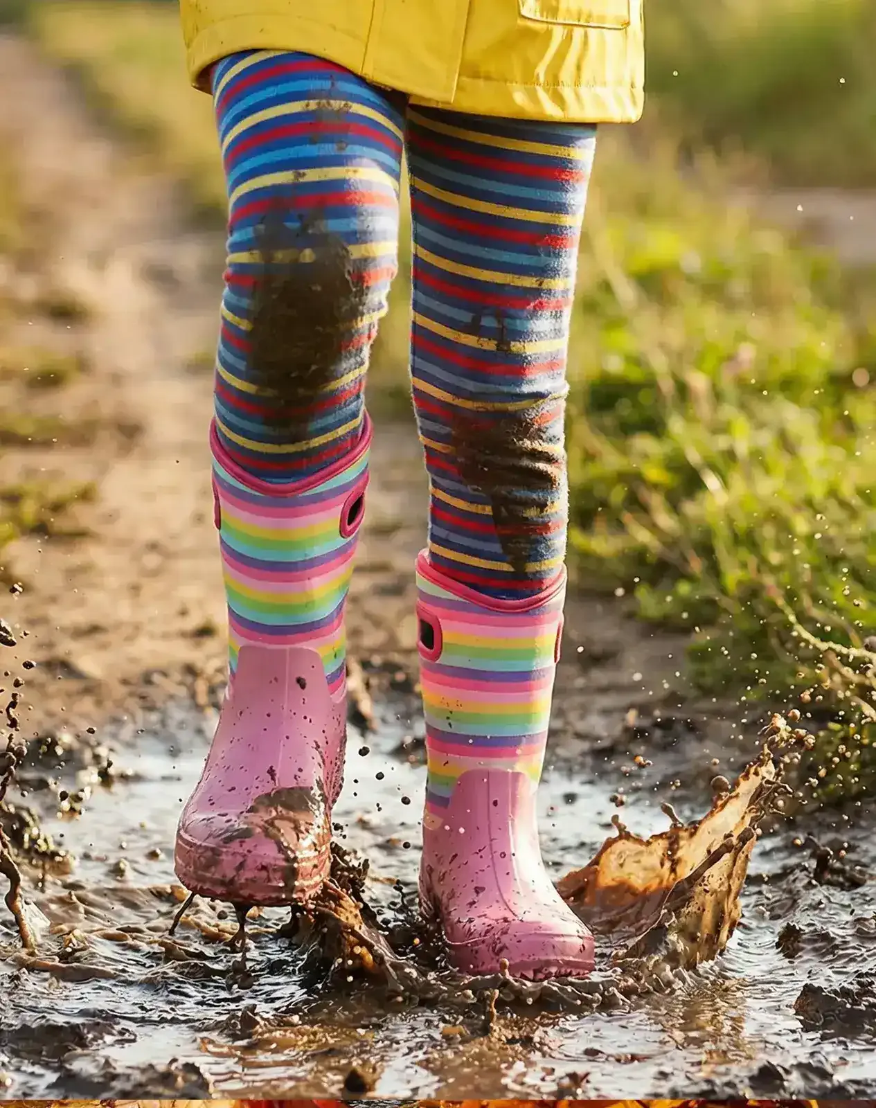Printed 1 Kids' Seamless Neoprene Rain Boots for XSX42KCP image 7