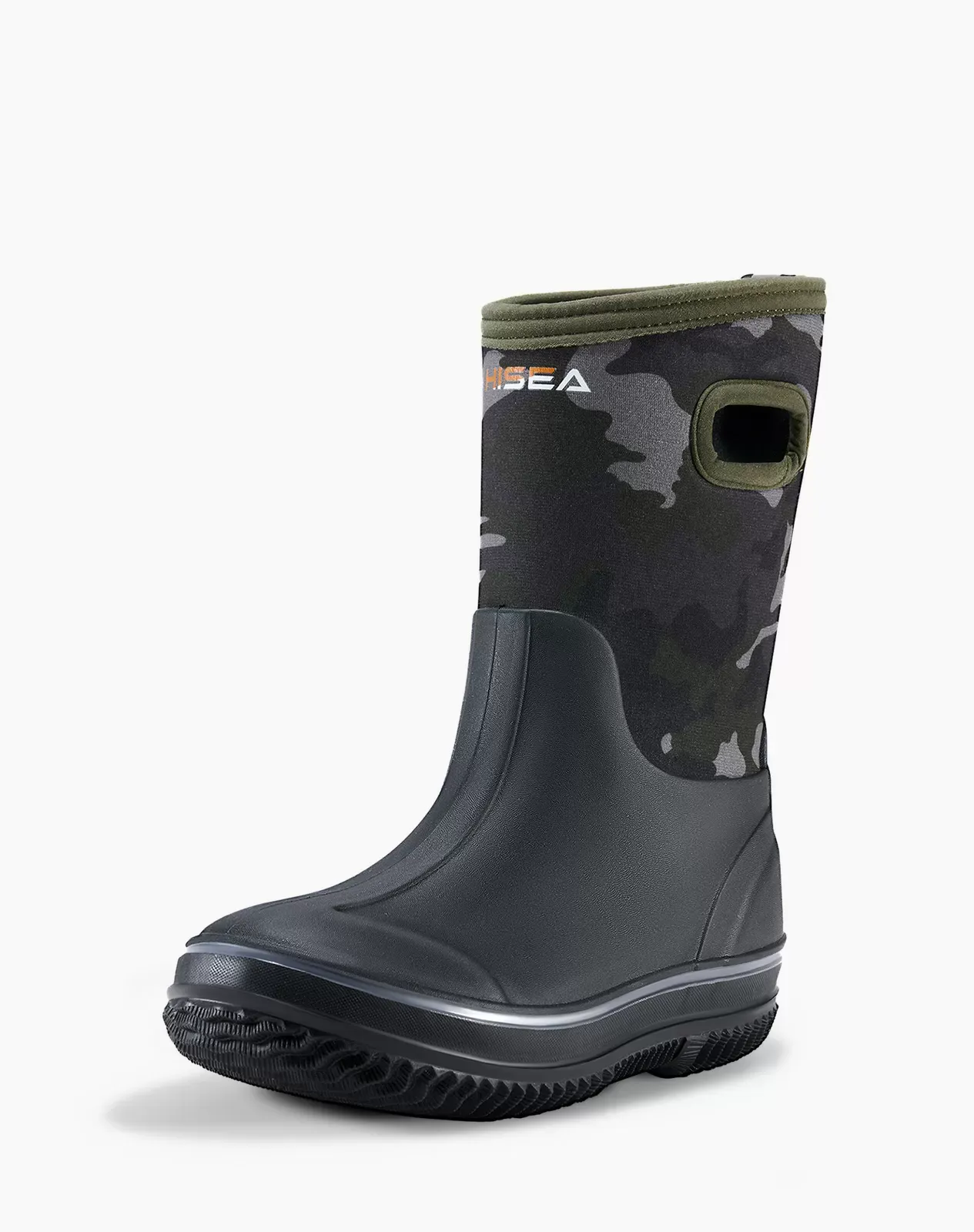 Camo 1 Kid's Seamless Neoprene Rain Boots for XSX42KCP image 2
