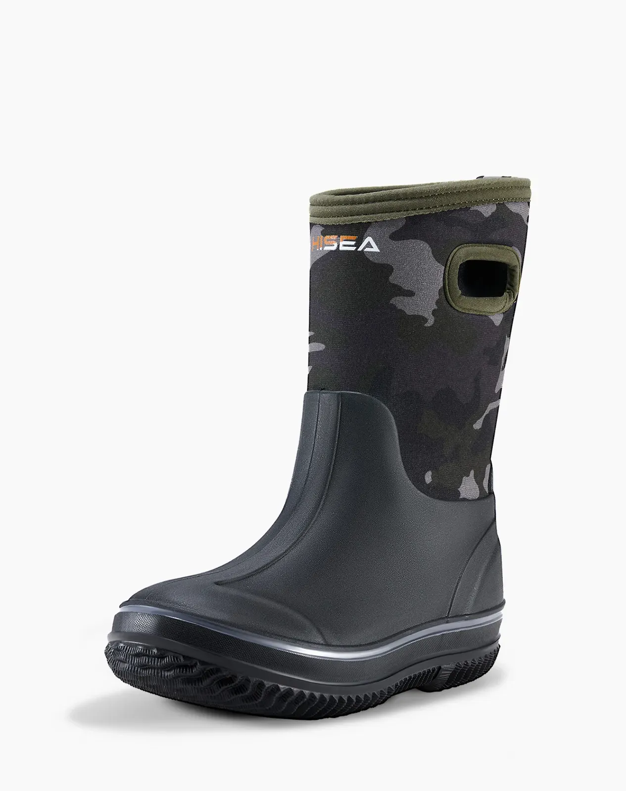 Camo 1 Kids' Seamless Neoprene Rain Boots for XSX42KCP image 2