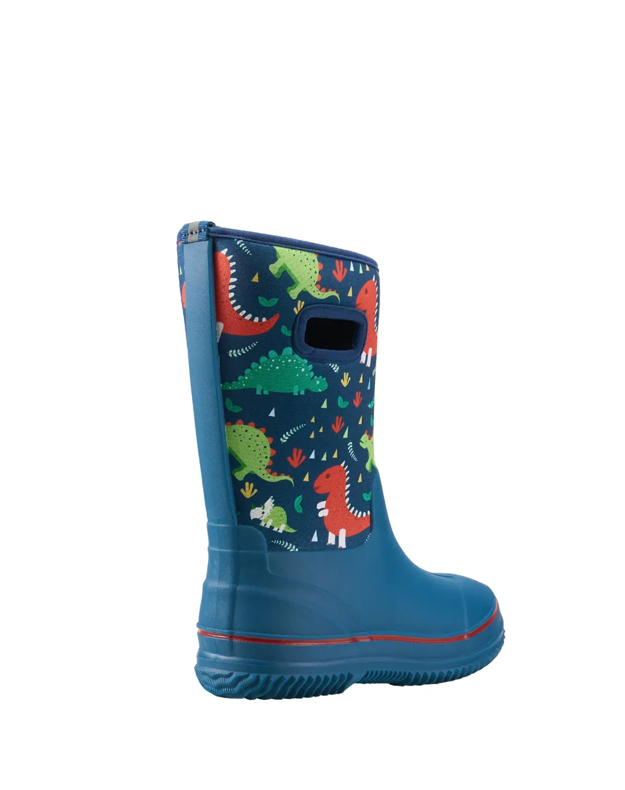 Stone washed blue Kids' Seamless Neoprene Rain Boots for XSX42KCP image 4