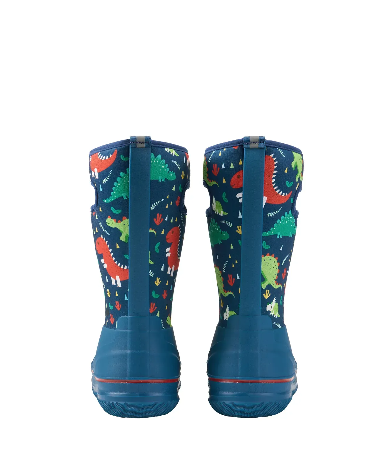 Stone washed blue Kids' Seamless Neoprene Rain Boots for XSX42KCP image 5