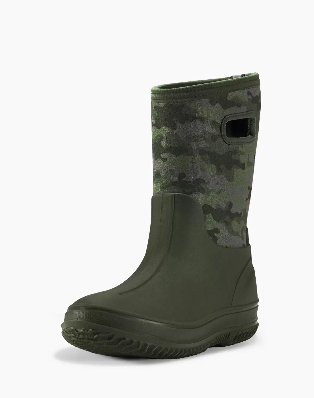 Green Kid's Seamless Neoprene Rain Boots for XSX42KCP image 2