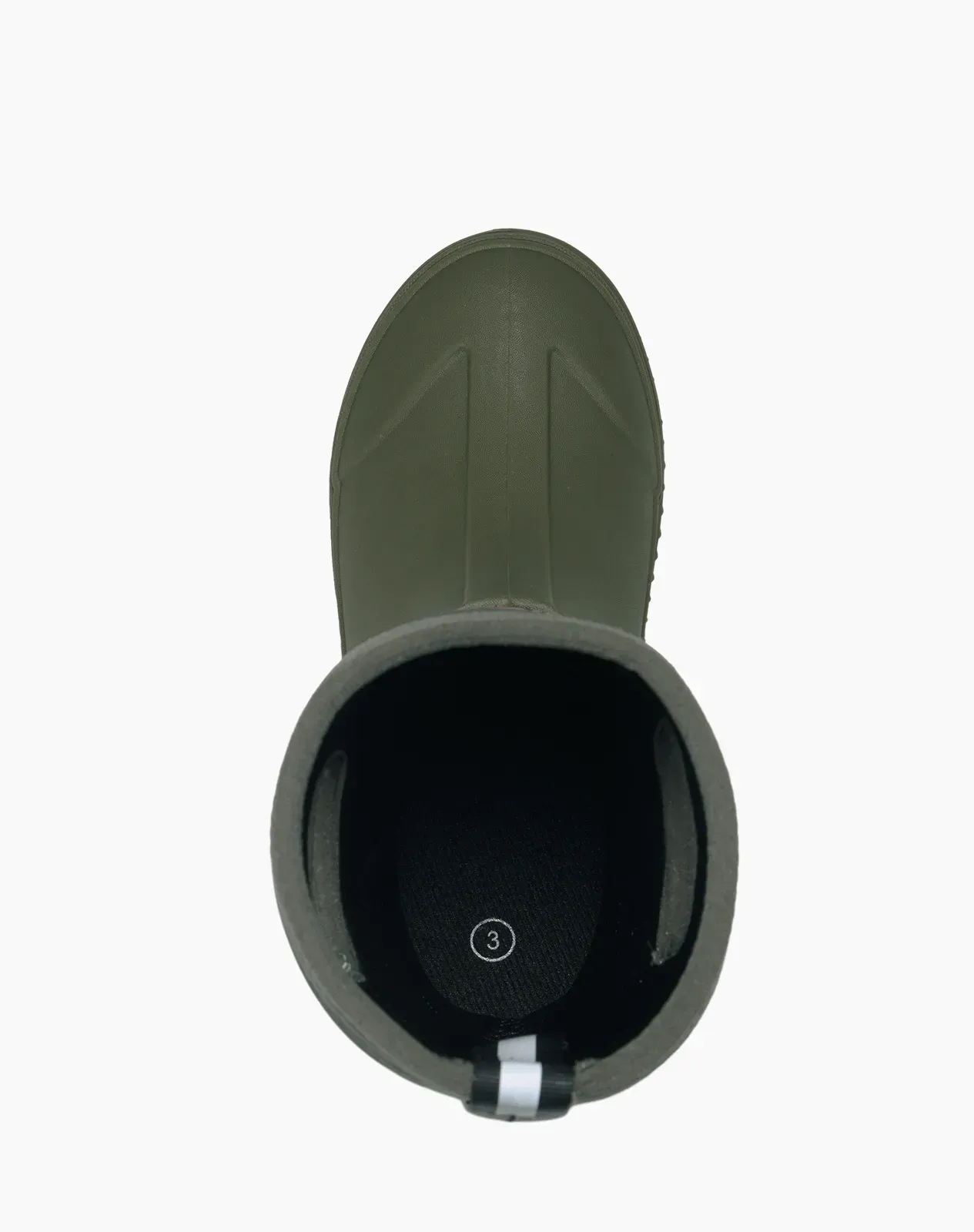 Green Kids' Seamless Neoprene Rain Boots for XSX42KCP image 4