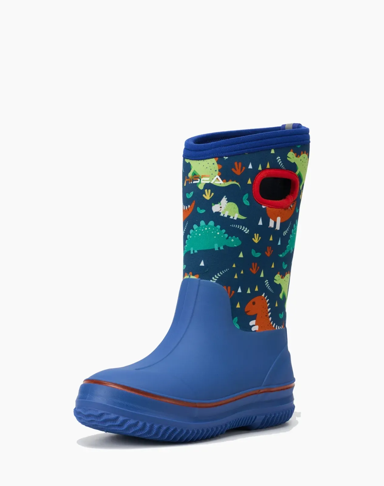 Blue 1 Kids' Seamless Neoprene Rain Boots for XSX42KCP image 2