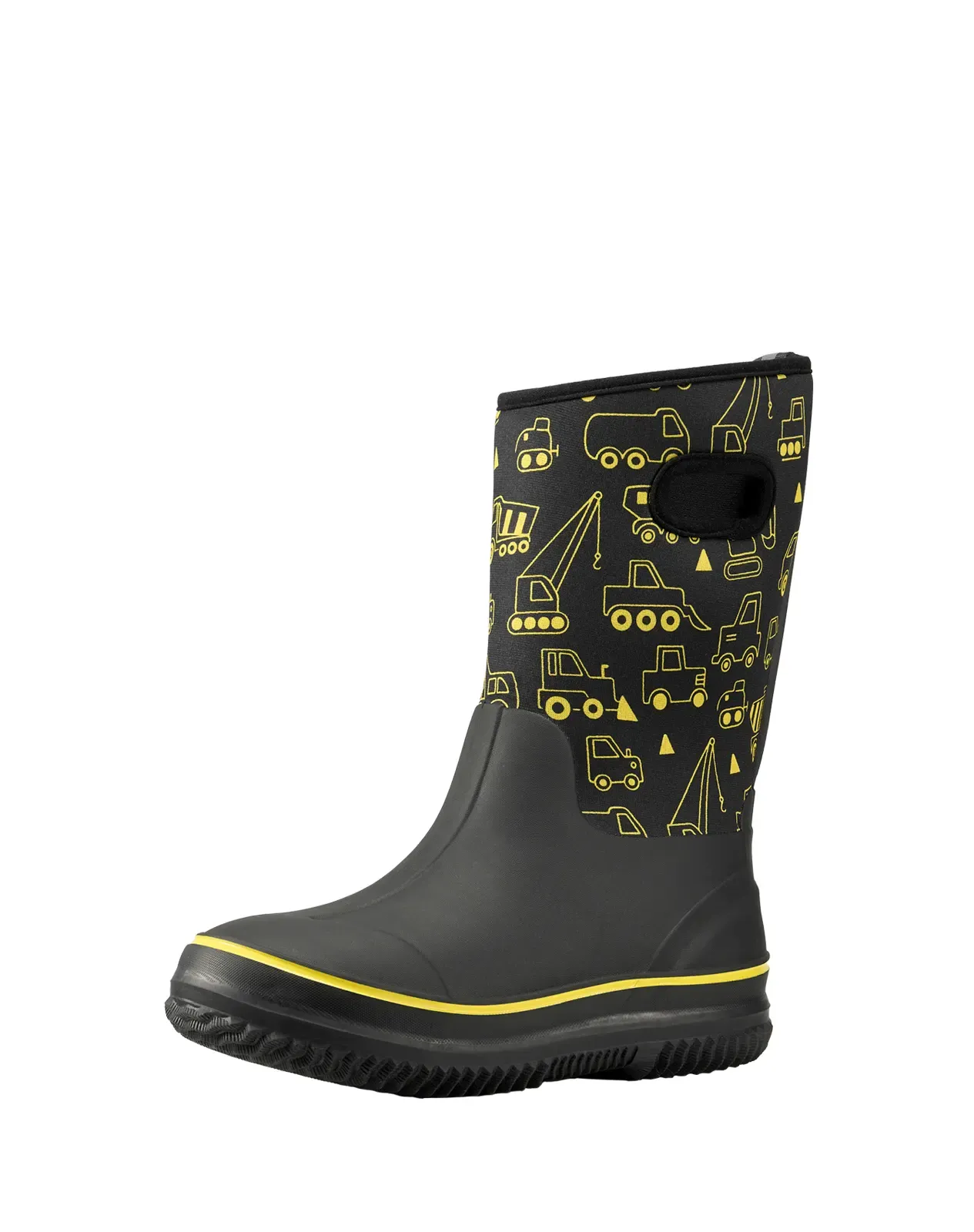 Yellow Kids' Seamless Neoprene Rain Boots for XSX42KCP image 2