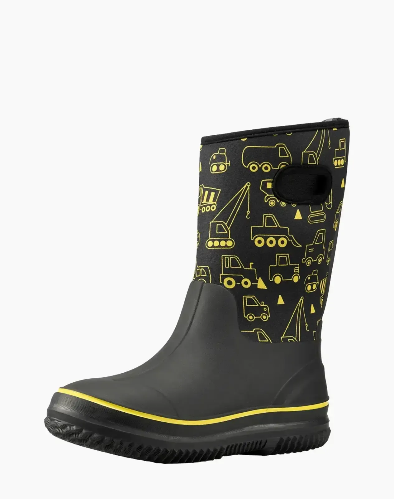 Yellow Kids' Seamless Neoprene Rain Boots for XSX42KCP image 2