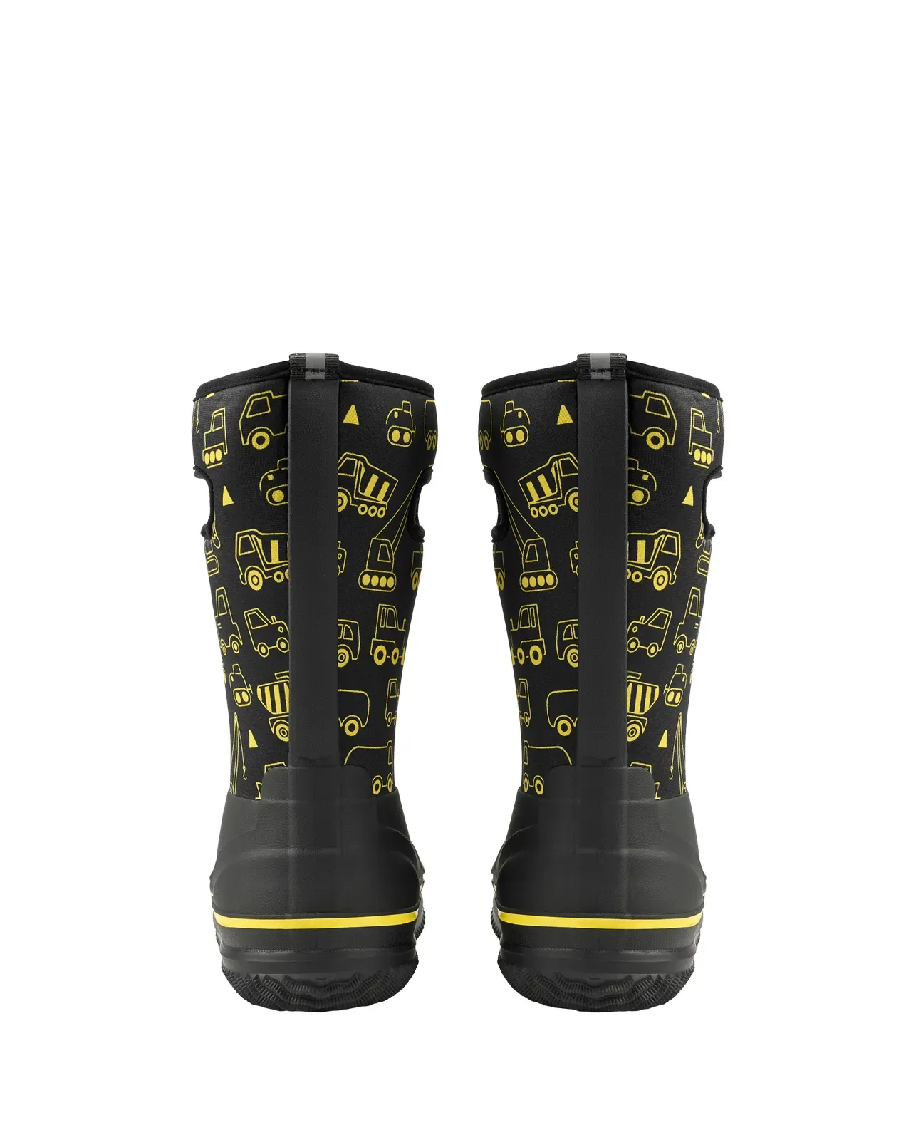 Yellow Kids' Seamless Neoprene Rain Boots for XSX42KCP image 5