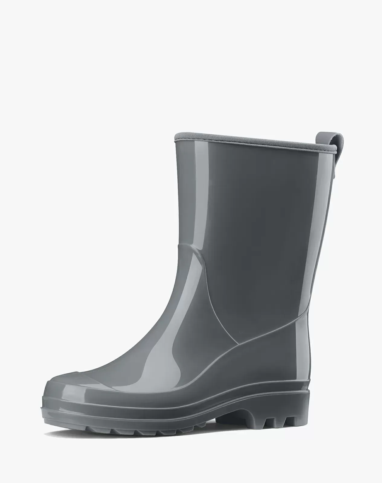 Grey Women's Mid-Calf Rain Boots for XSX44WCP image 2