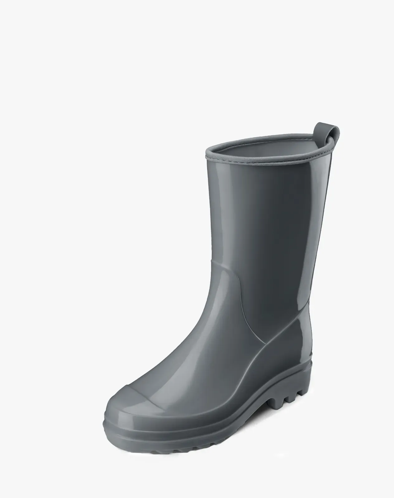 Grey Women's Mid-Calf Rain Boots for XSX44WCP image 5