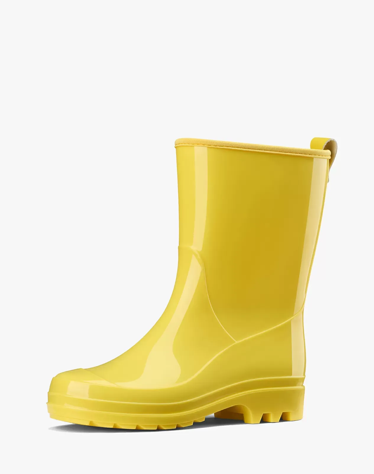 Yellow Women's Mid-Calf Rain Boots | HISEA