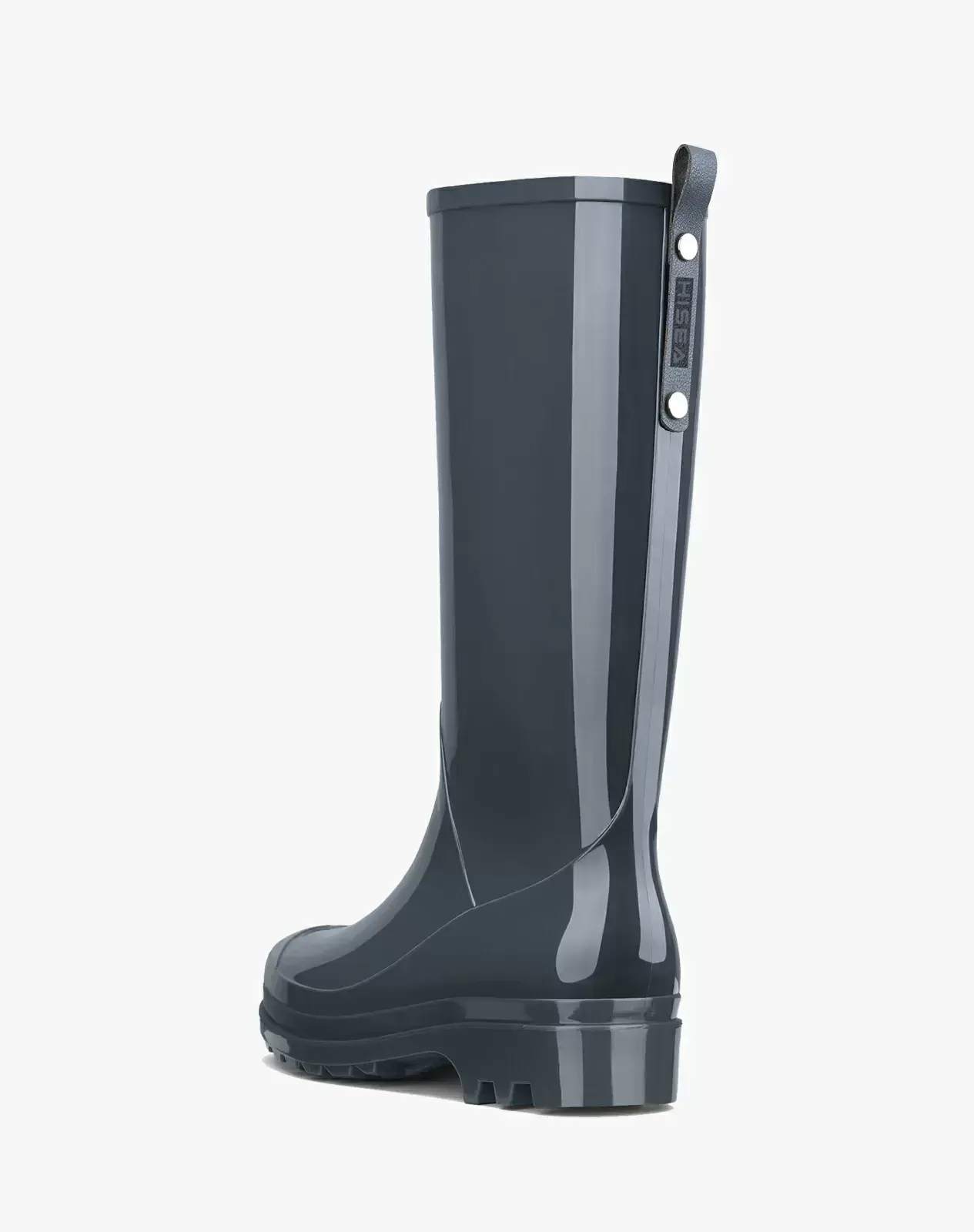 Grey Women's PVC Knee-High Rain Boots for XSX45WCP image 4