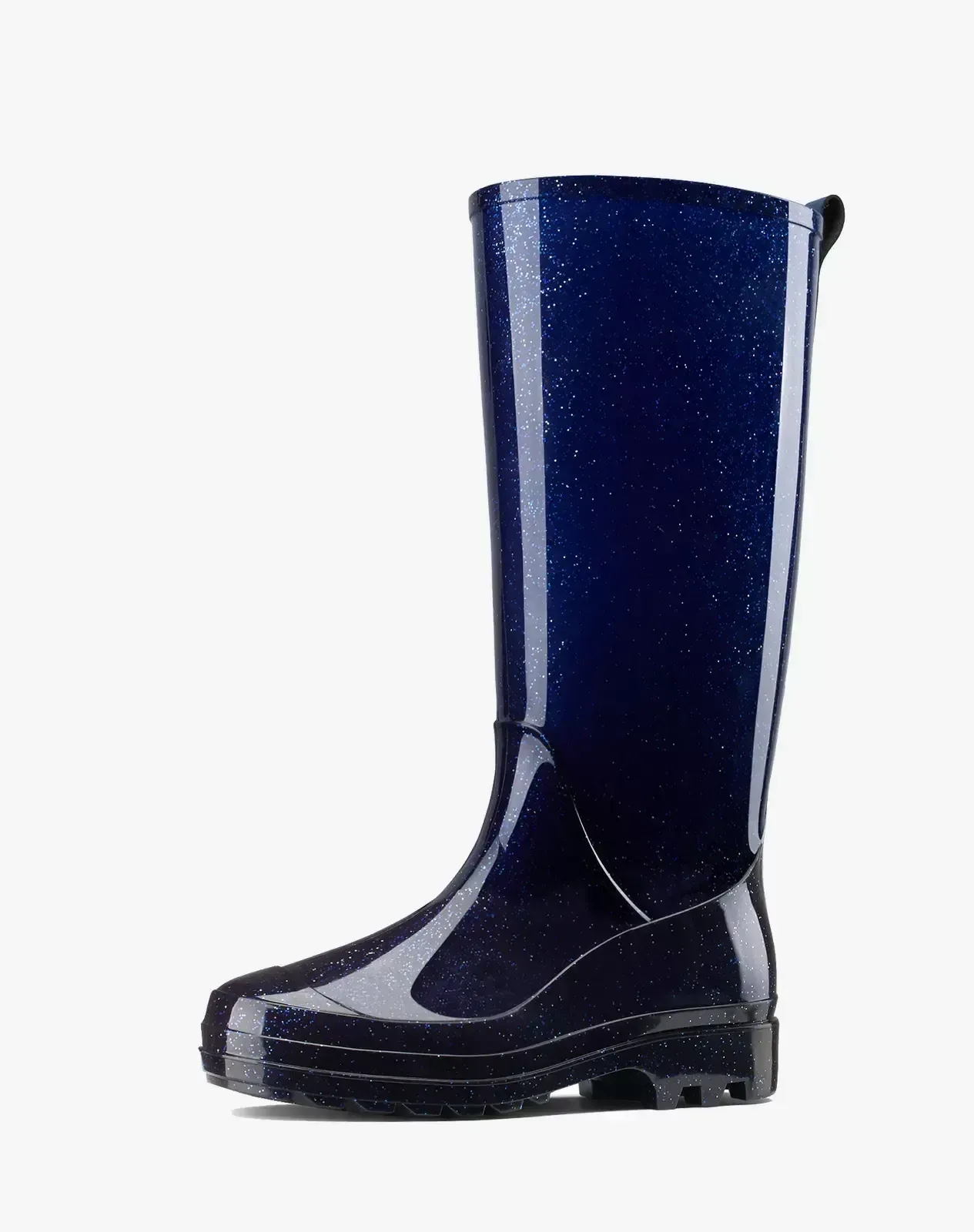 Blue Women's PVC Knee-High Rain Boots for XSX45WCP image 2