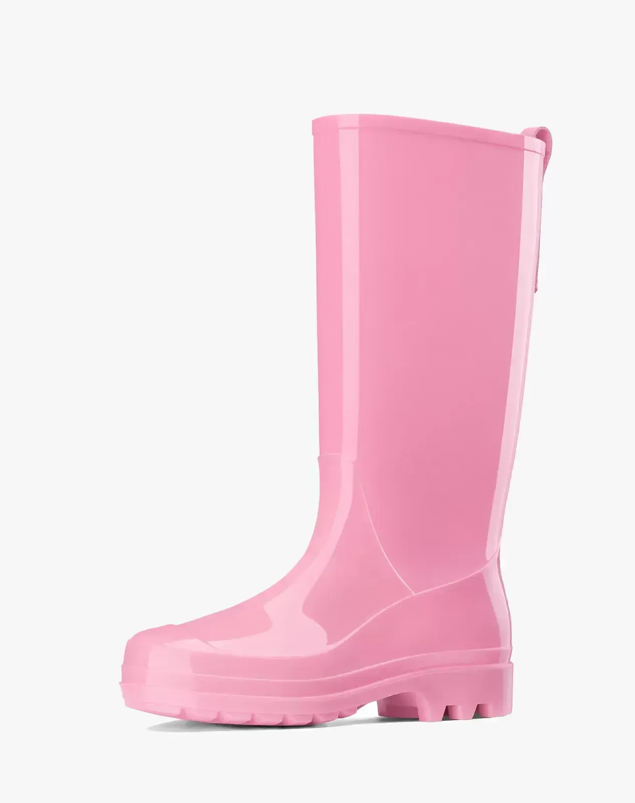 Pink Women's PVC Knee-High Rain Boots for XSX45WCP image 2