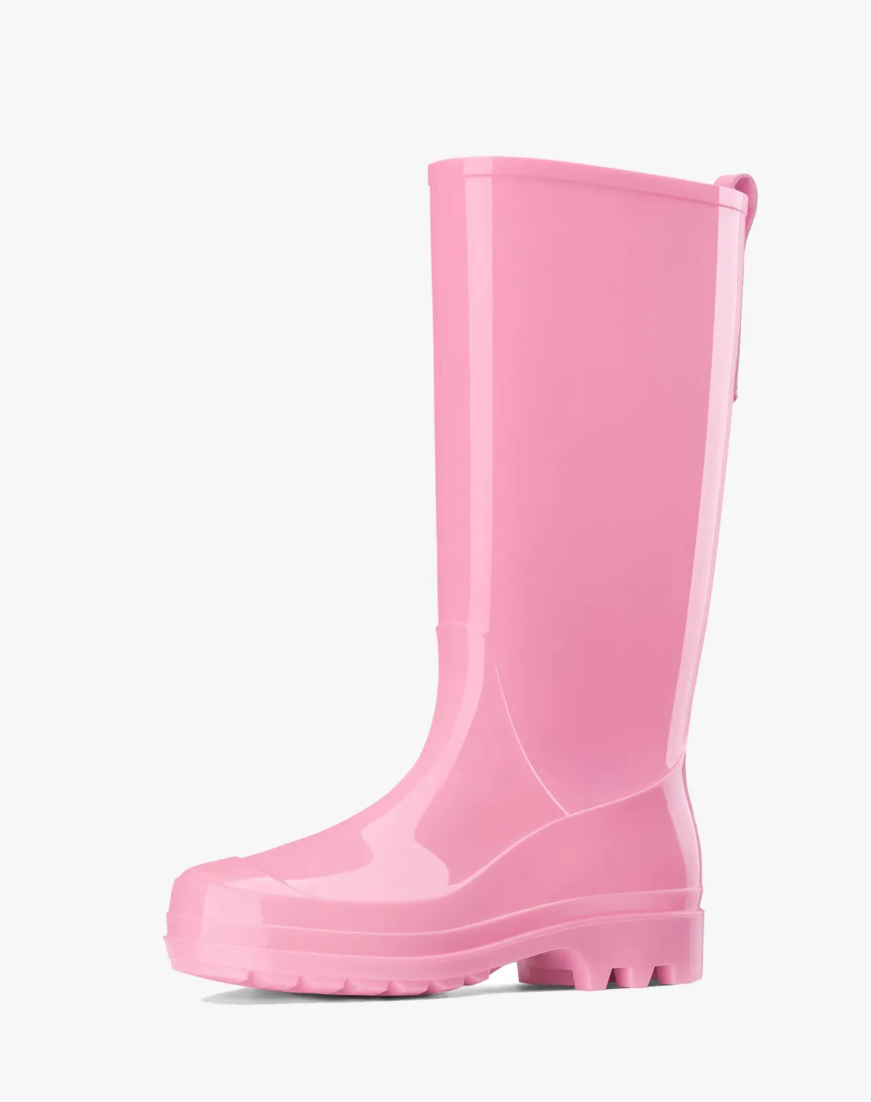 Pink Women's PVC Knee-High Rain Boots for XSX45WCP image 2
