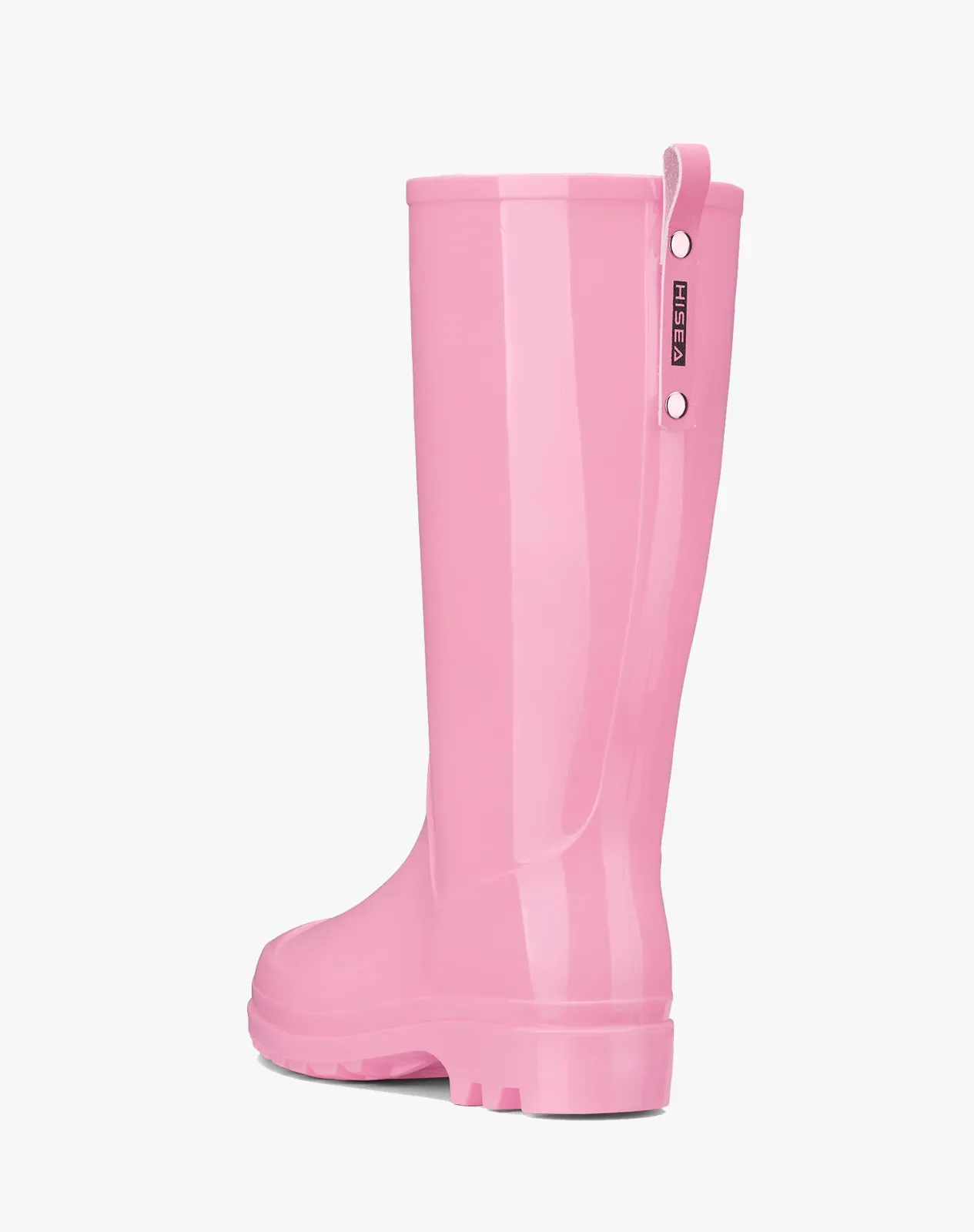 Pink Women's PVC Knee-High Rain Boots for XSX45WCP image 4