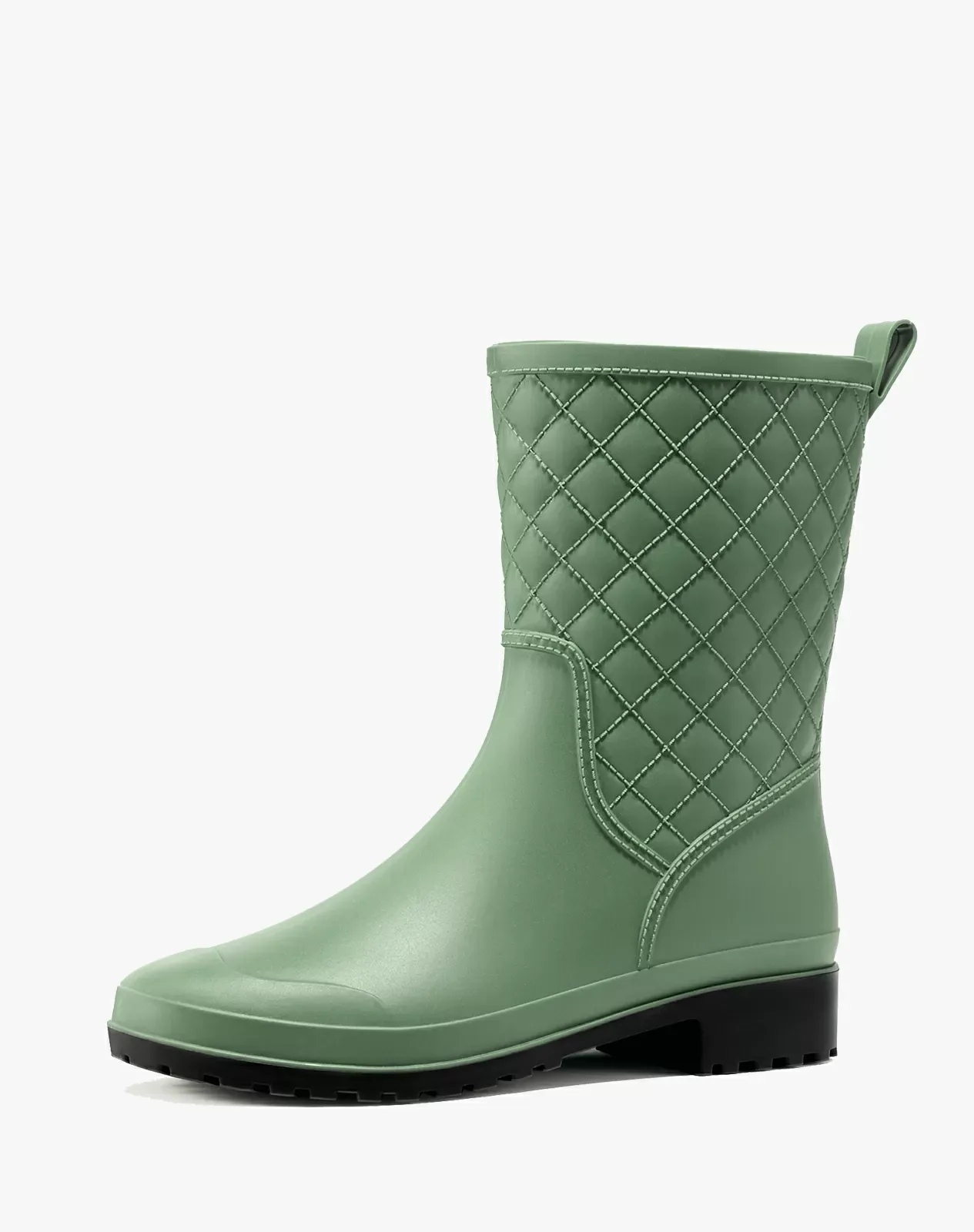 Green Women's PVC Rain Boots for XSX46WCP image 2