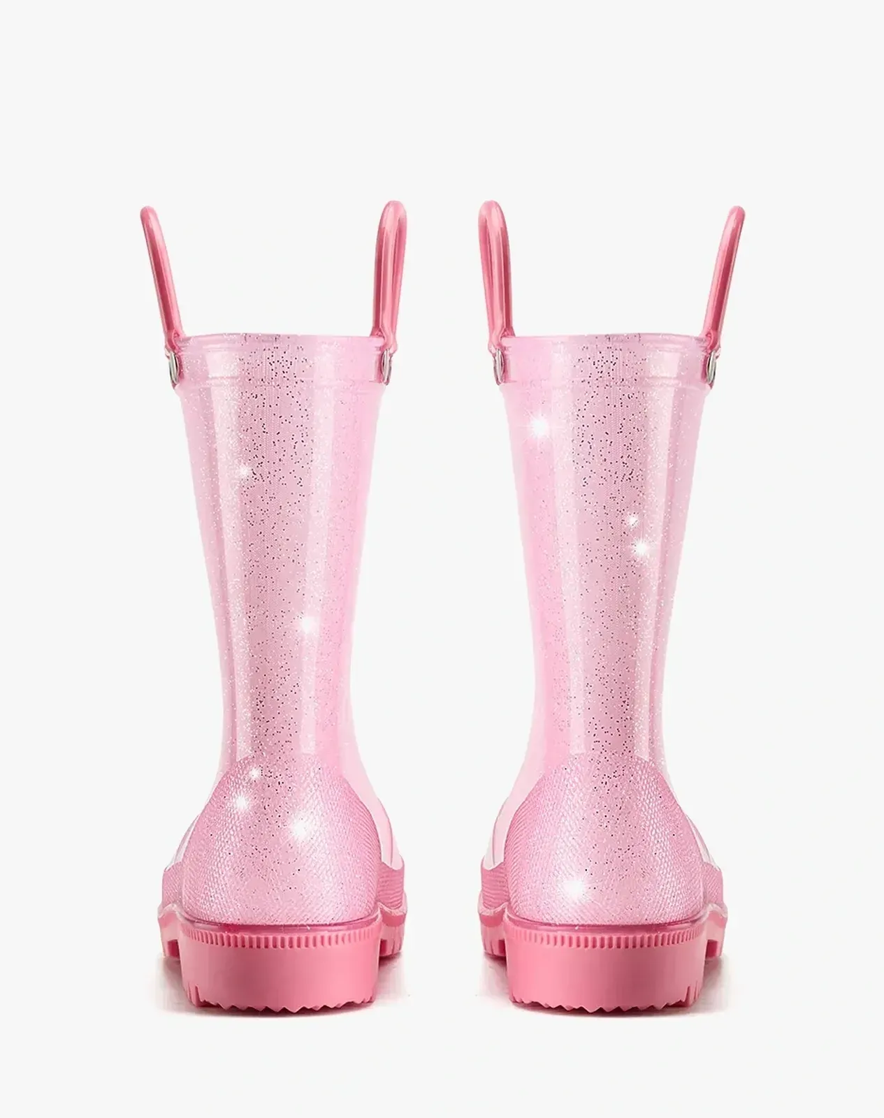 Pink 1 Toddler Kids' Lightweight PVC Rain Boots for XSX48KCP image 4