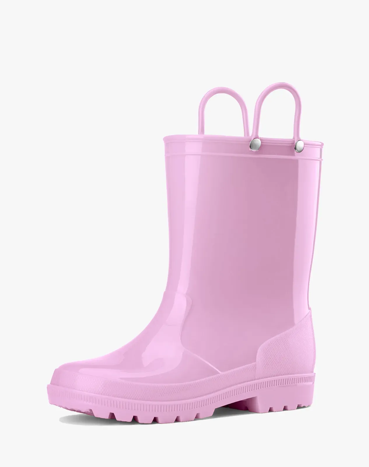 Purple Toddler Kids' Lightweight PVC Rain Boots for XSX48KCP image 2