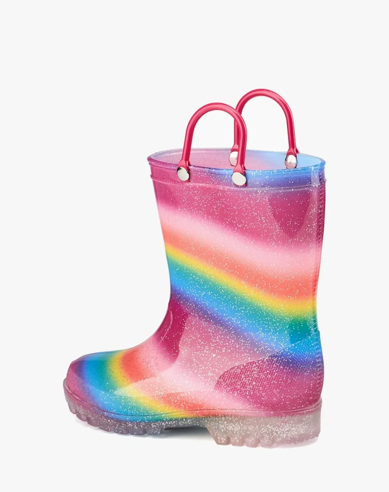 Rainbow 2 Toddler Kids' Lightweight PVC Rain Boots for XSX48KCP image 4