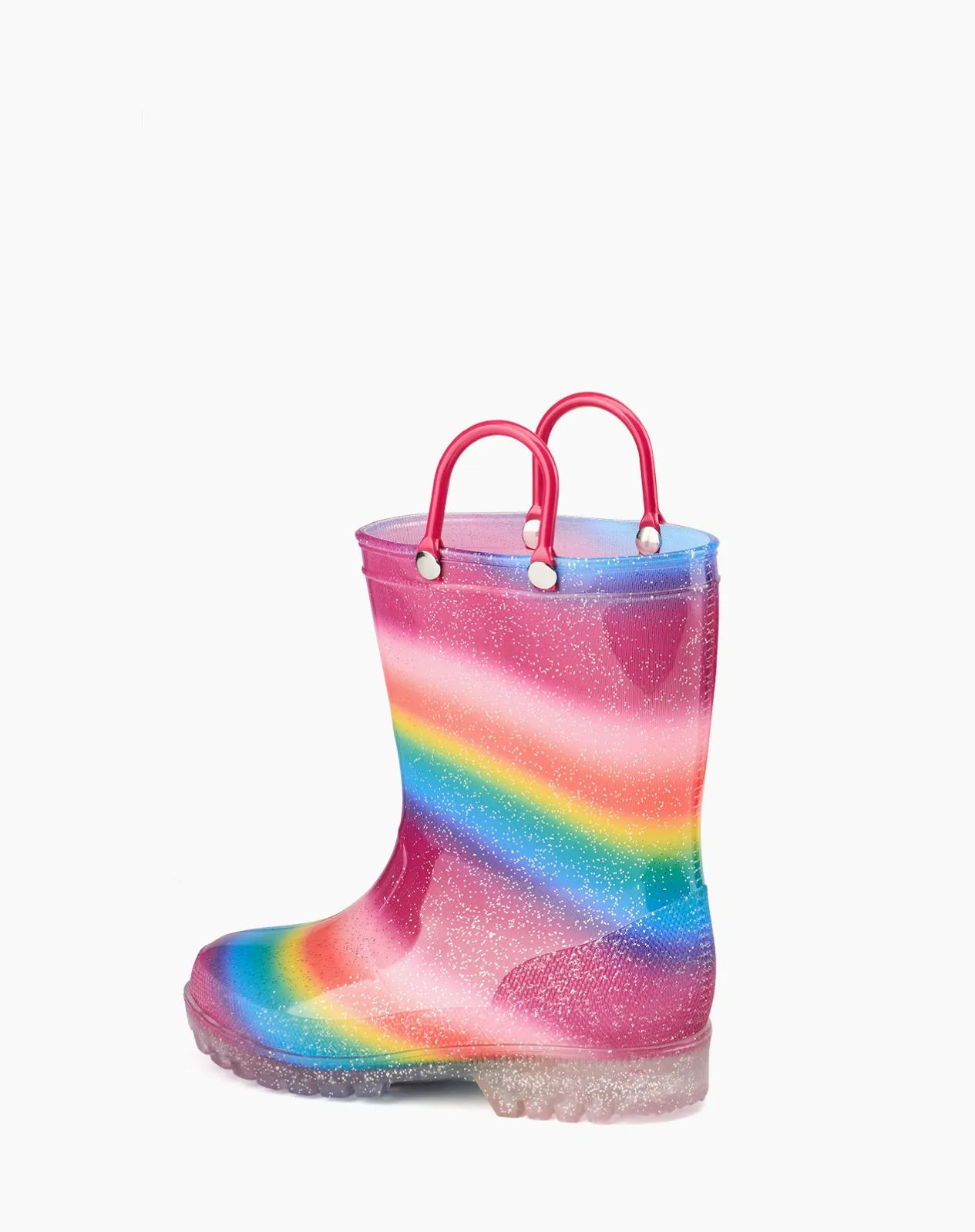 Rainbow 2 Toddler Kids Lightweight PVC Rain Boots for XSX48KCP image 5