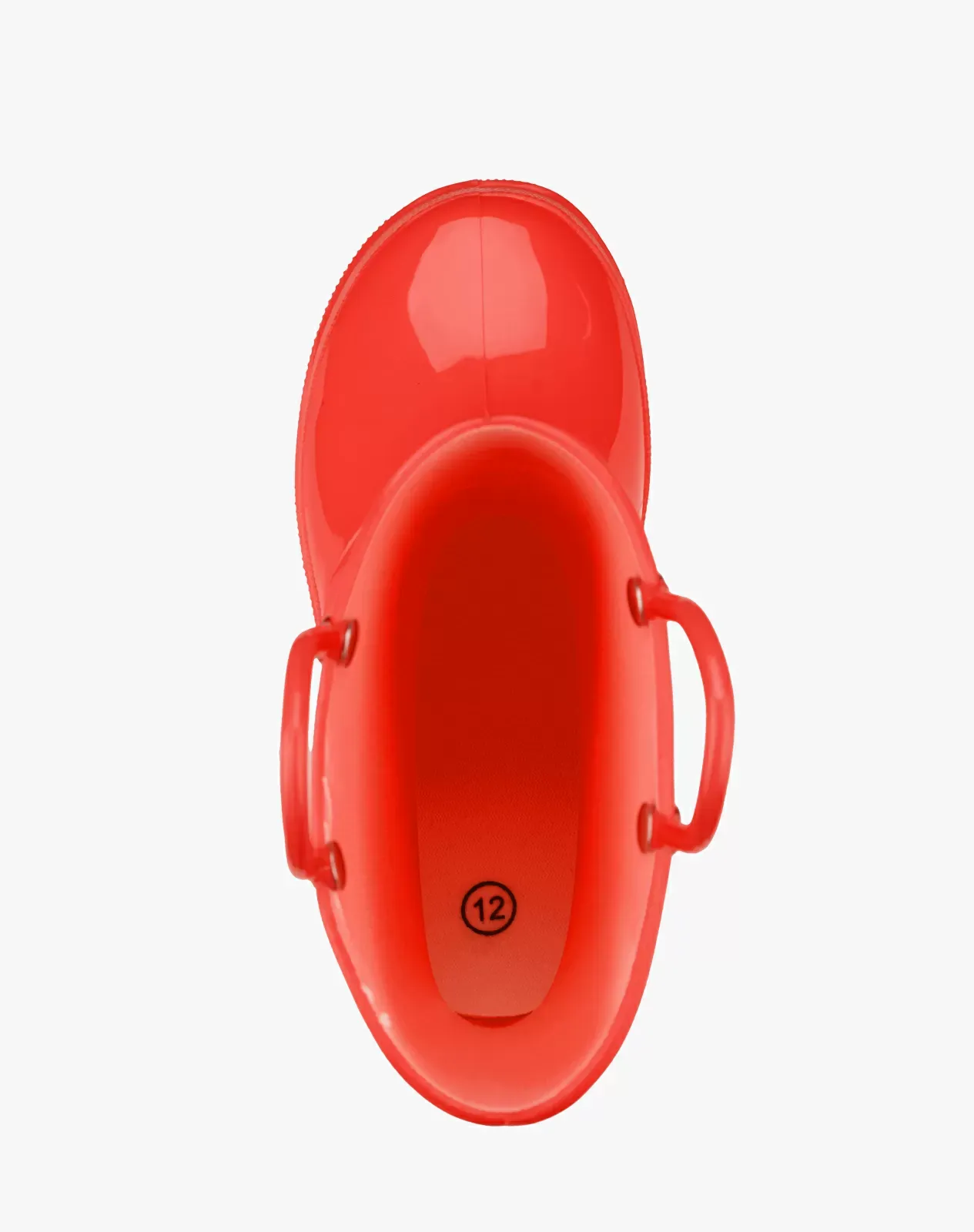Red Toddler Kids' Lightweight PVC Rain Boots for XSX48KCP image 5