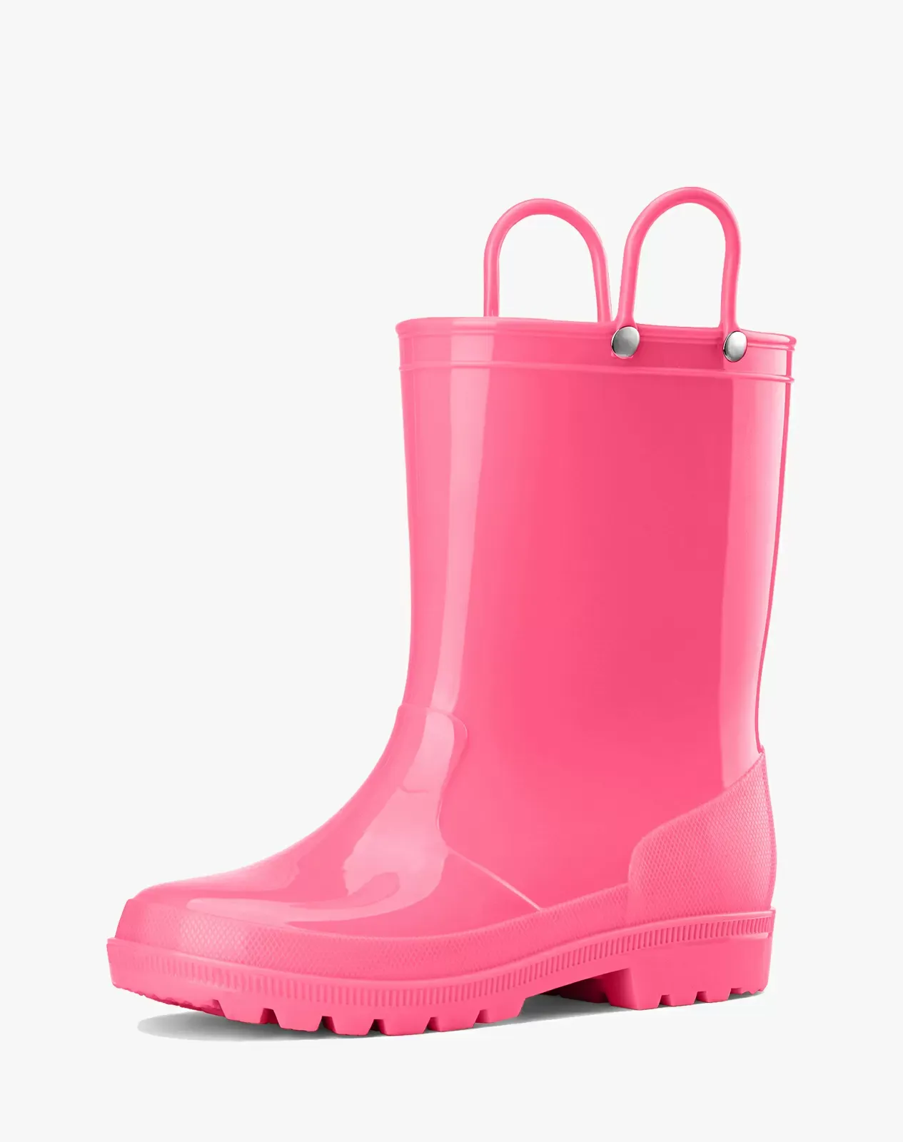 Pink Toddler Kids Lightweight PVC Rain Boots for XSX48KCP image 2