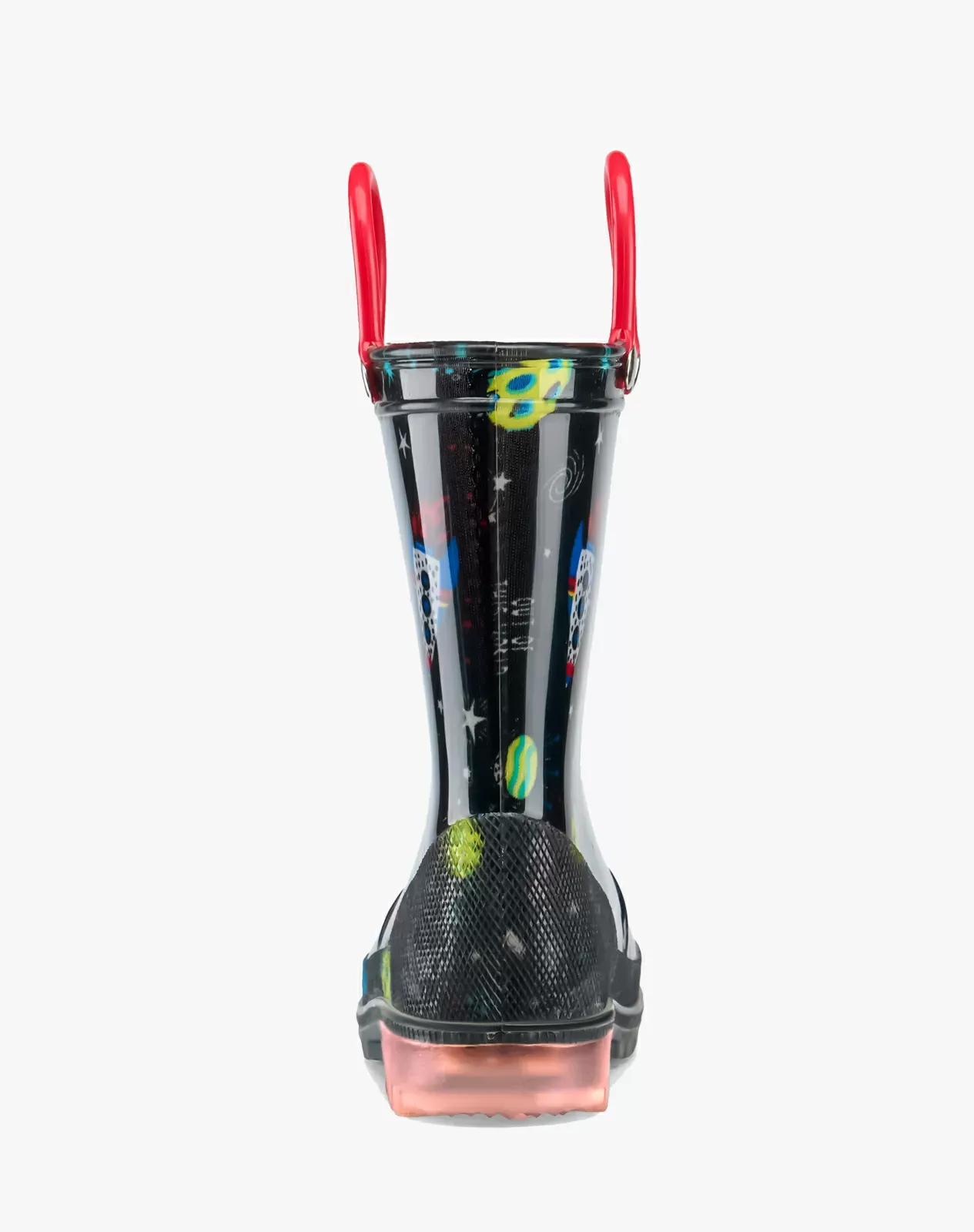 Kids' Galactic Glow Light-Up Rain Boots for XSX49KCP image 4