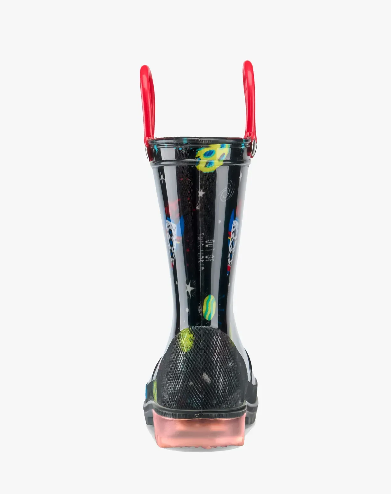 Kids' Galactic Glow Light-Up Rain Boots for XSX49KCP image 4