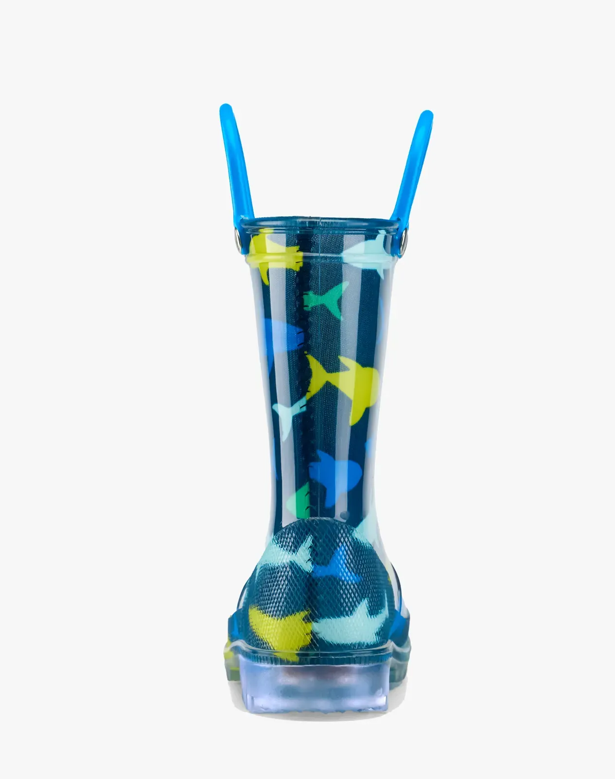 Blue Kids' Galactic Glow Light-Up Rain Boots for XSX49KCP image 4