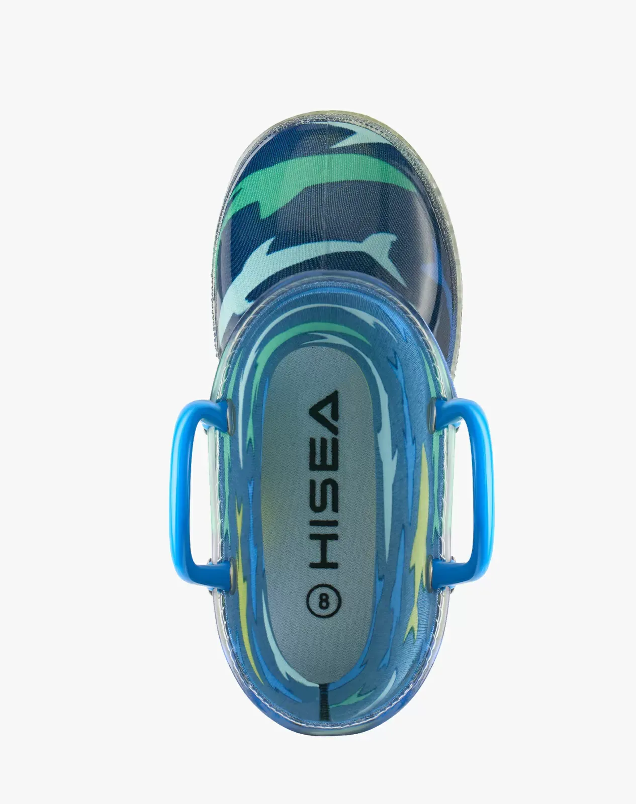 Blue Kids' Galactic Glow Light-Up Rain Boots for XSX49KCP image 5