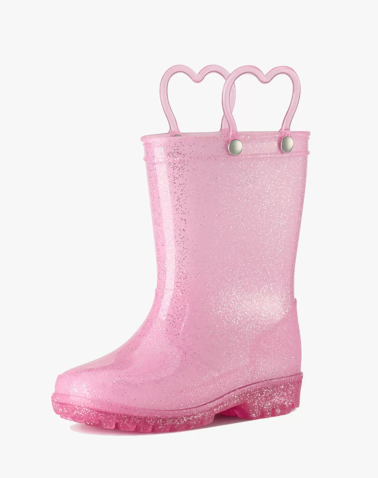 Pink Kids' Galactic Glow Light-Up Rain Boots for XSX49KCP image 2