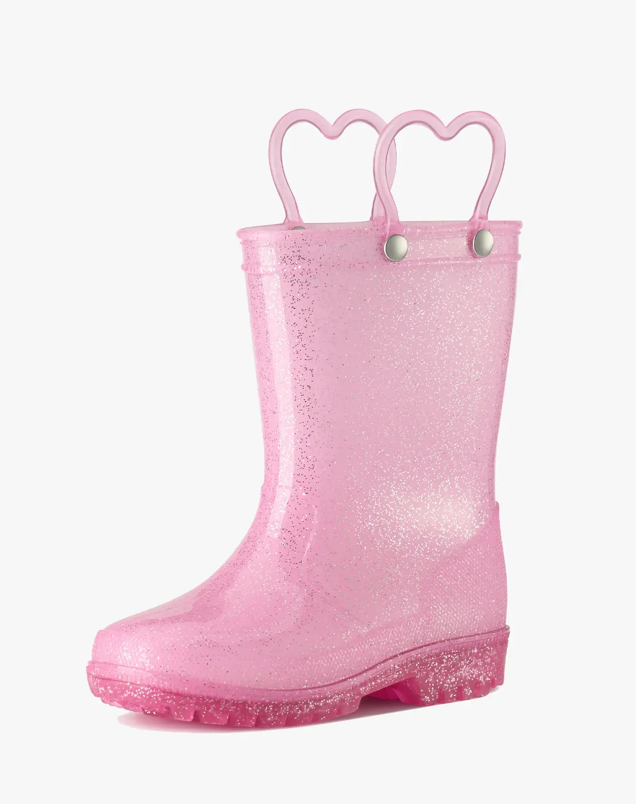 Pink Kids' Galactic Glow Light-Up Rain Boots for XSX49KCP image 2
