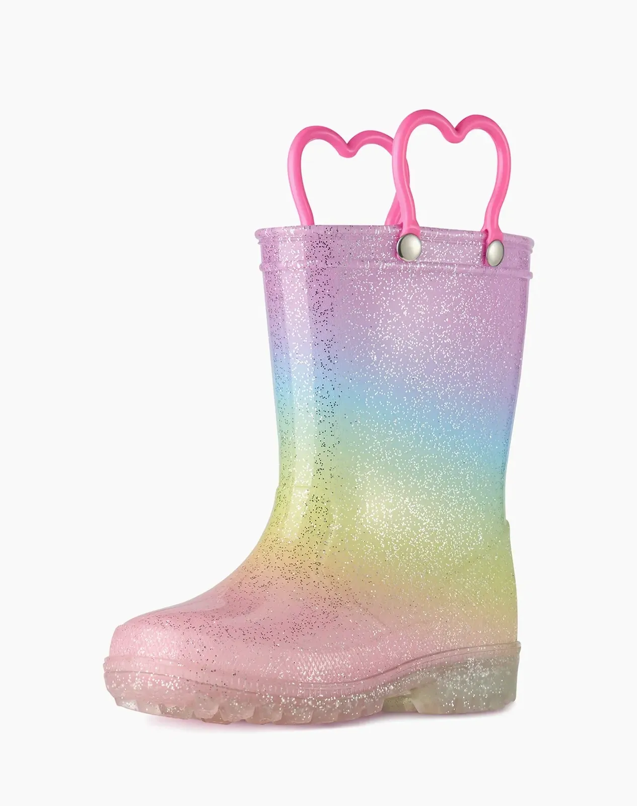 Rainbow Kids' Galactic Glow Light-Up Rain Boots for XSX49KCP image 2