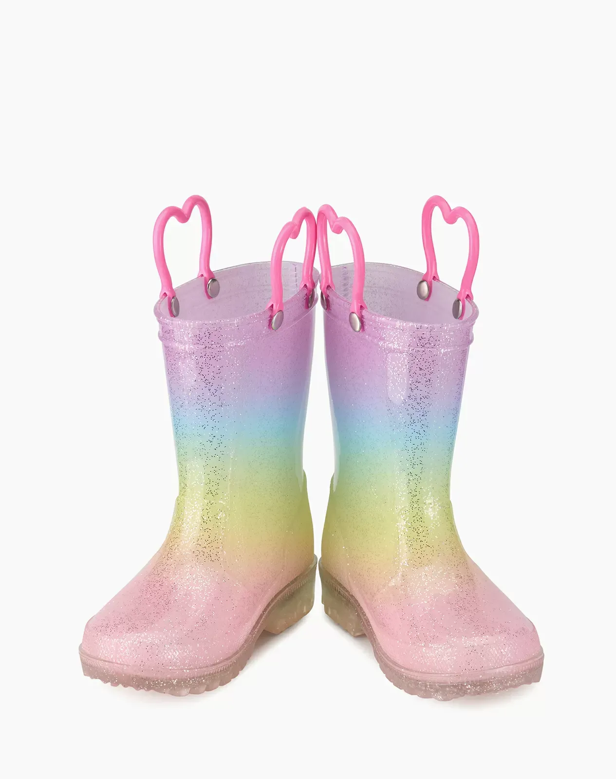 Rain Boots Pink Light Up Boots Rainbow Kids' Galactic Glow Light
