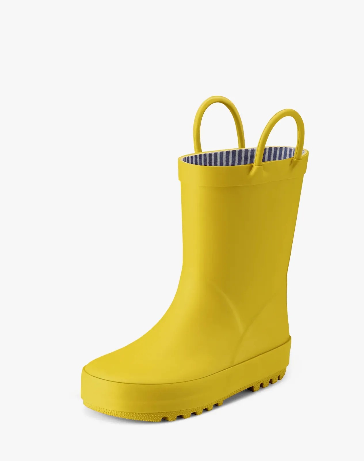 Yellow Kids' U-handle Rubber Rain Boots for XSX50KCP image 2