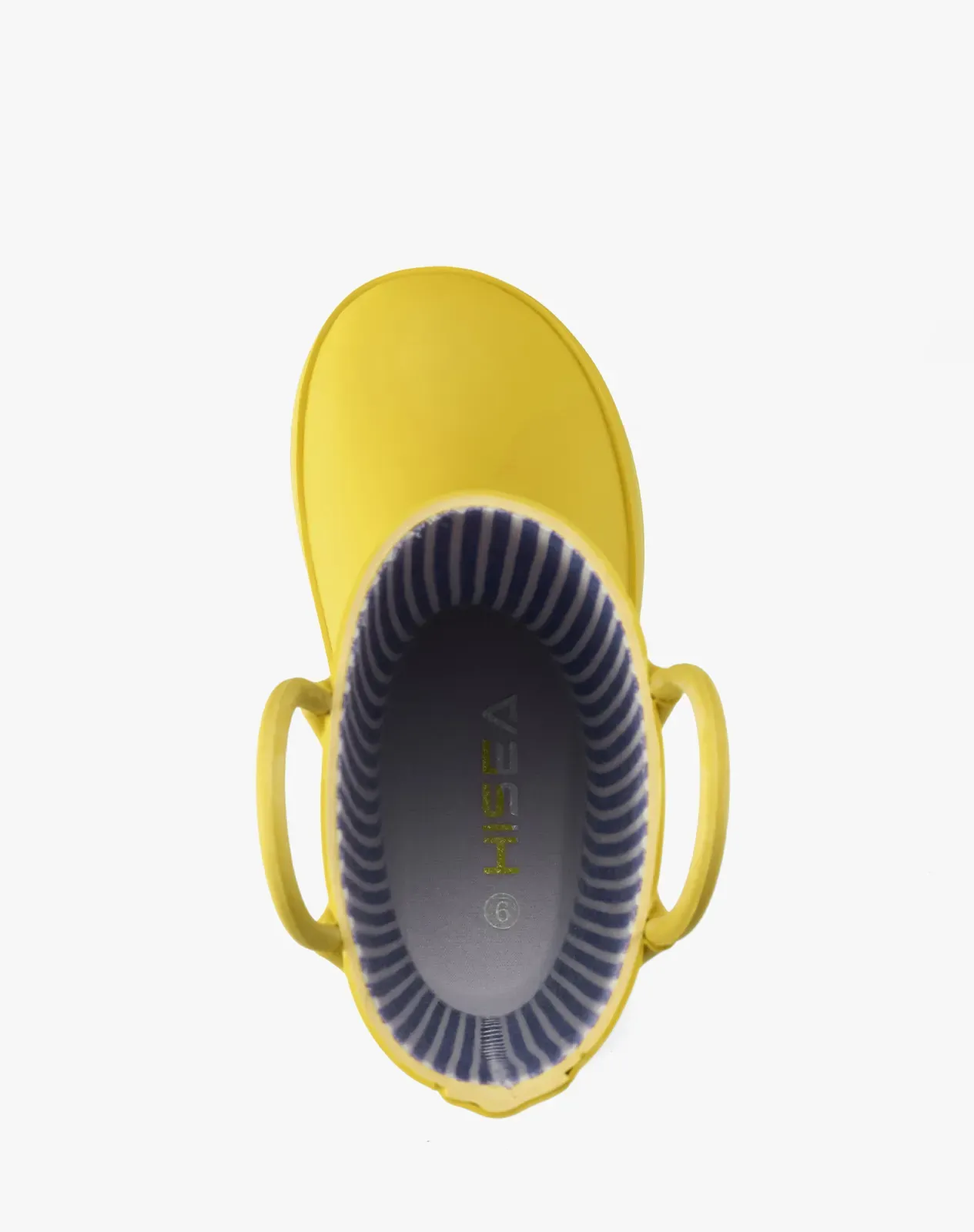 Yellow Kids' U-handle Rubber Rain Boots for XSX50KCP image 5