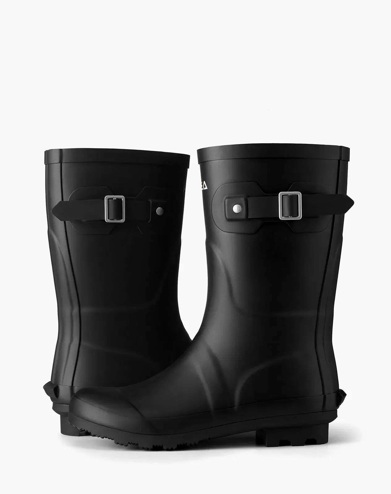 Women's Mid-Calf Buckle Rain Boots for XSX51WCP image 3