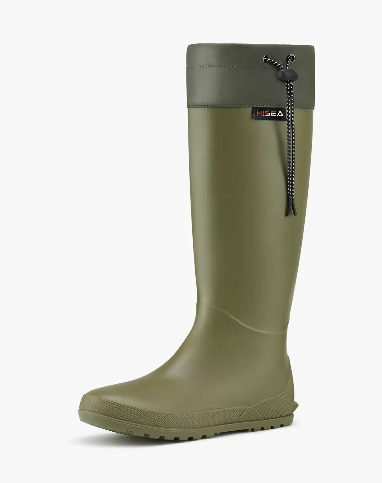 Green Women's Foldable PVC Rain Boots for XSX54WCP image 2
