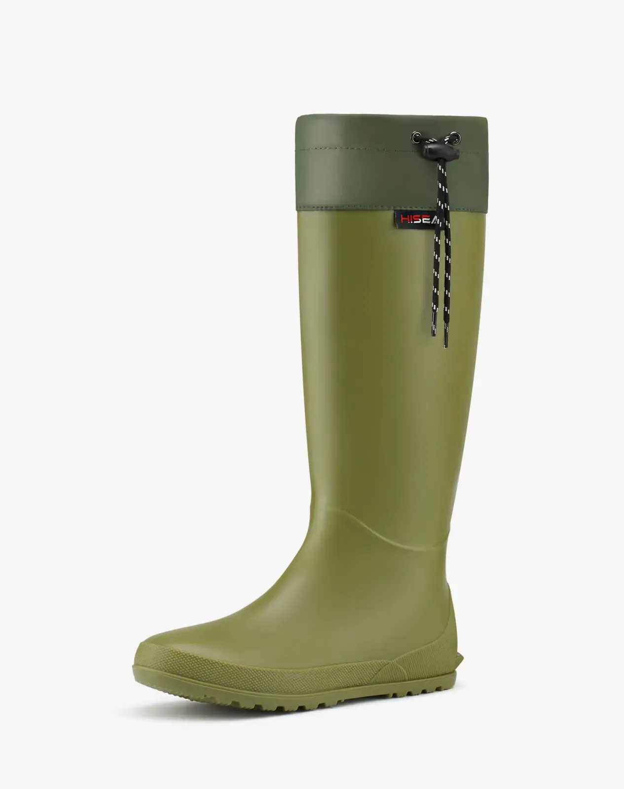 Green Women's Foldable PVC Rain Boots for XSX54WCP image 2