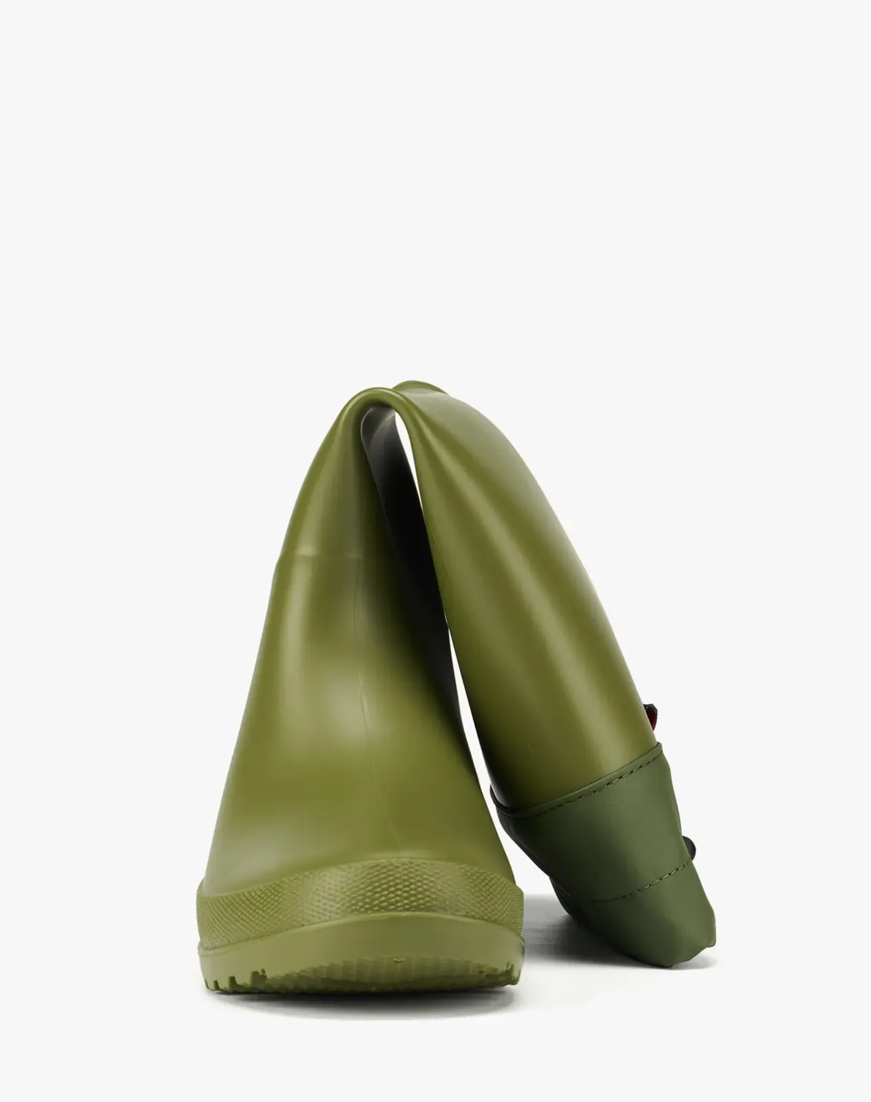 Green Women's Foldable PVC Rain Boots for XSX54WCP image 4