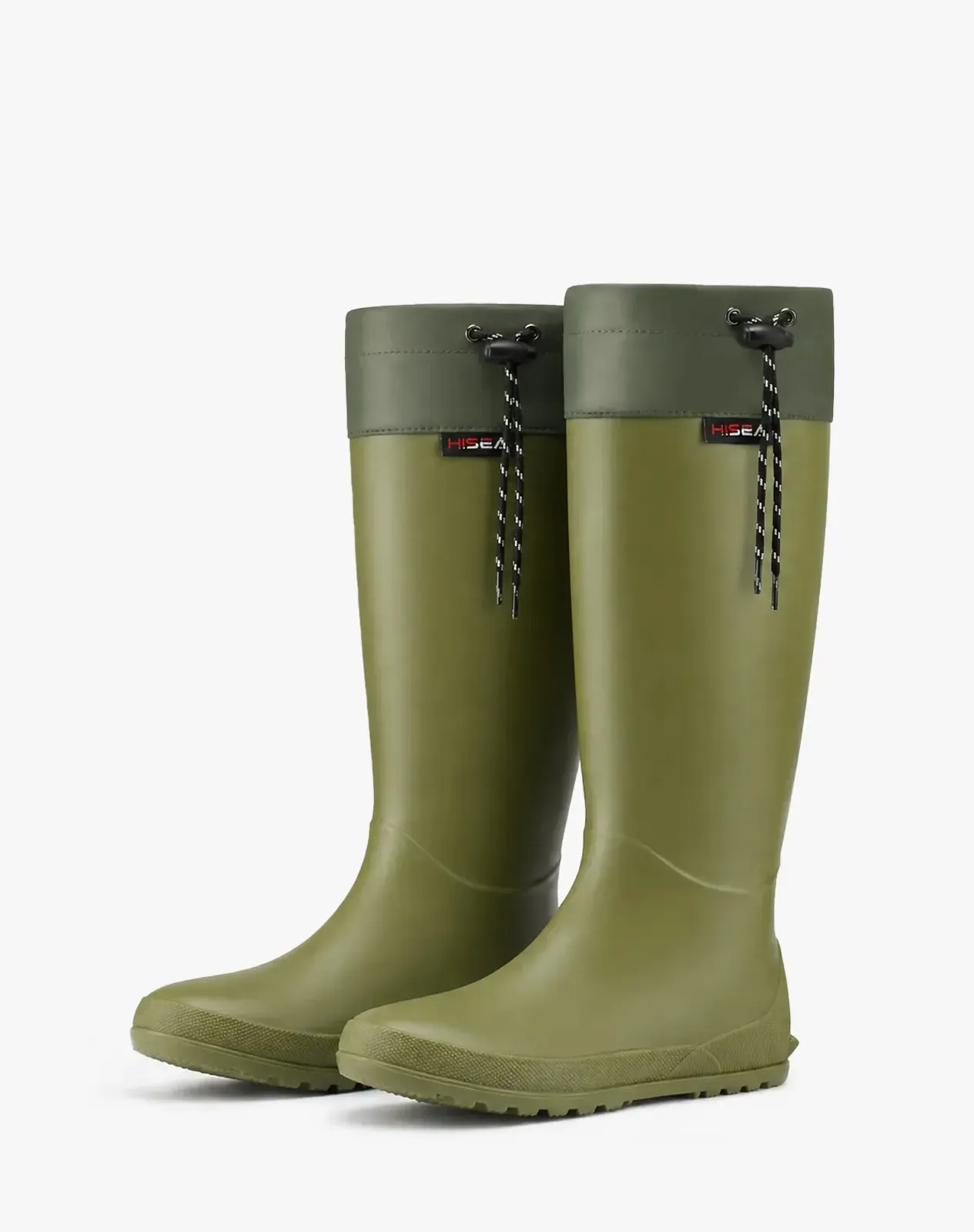 Green Women's Foldable PVC Rain Boots for XSX54WCP image 5